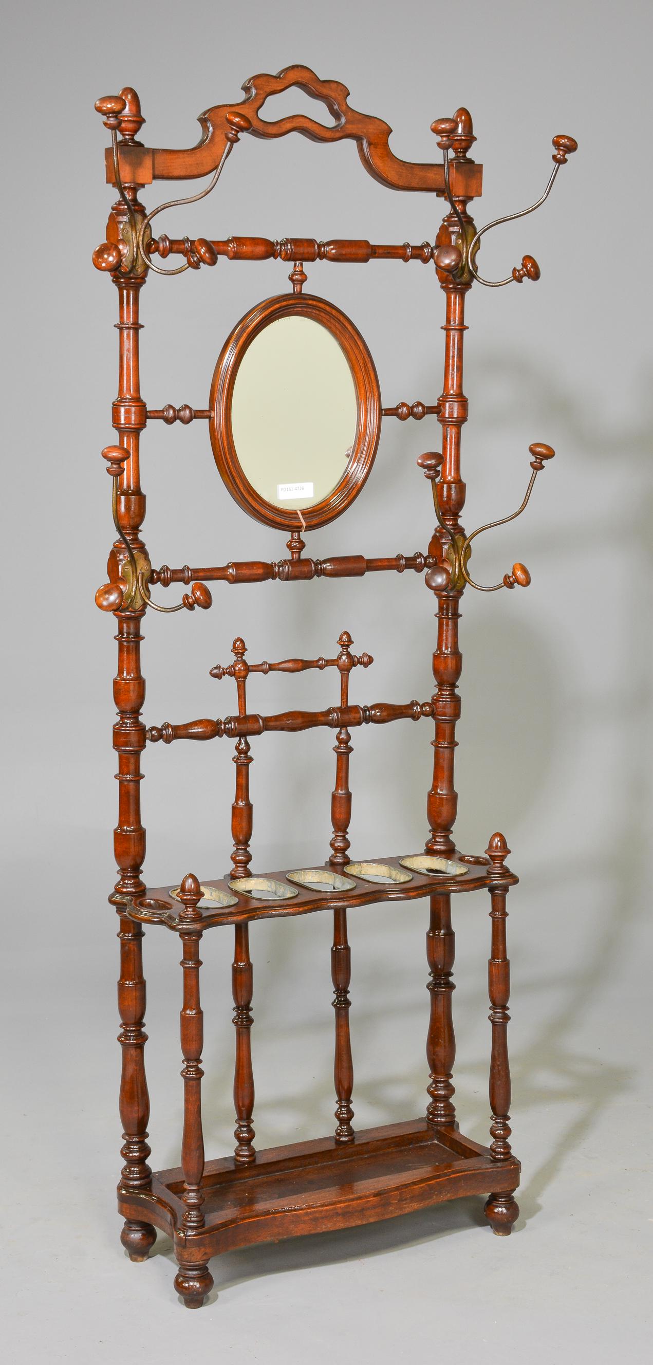 French Walnut Hall Stand (1 of 5)