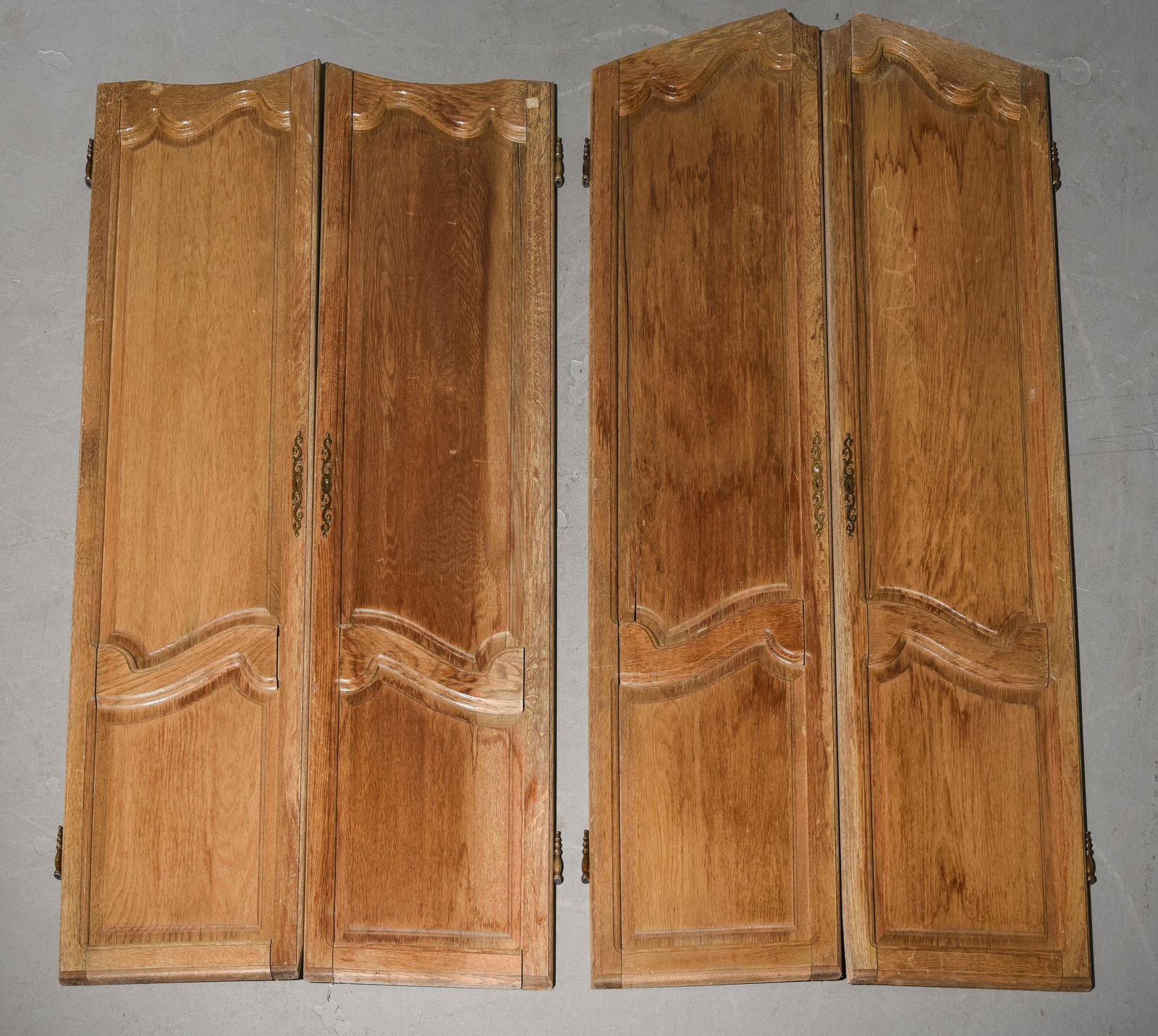 2 Pairs of French Cupboard / Cabinet Doors (1 of 4)