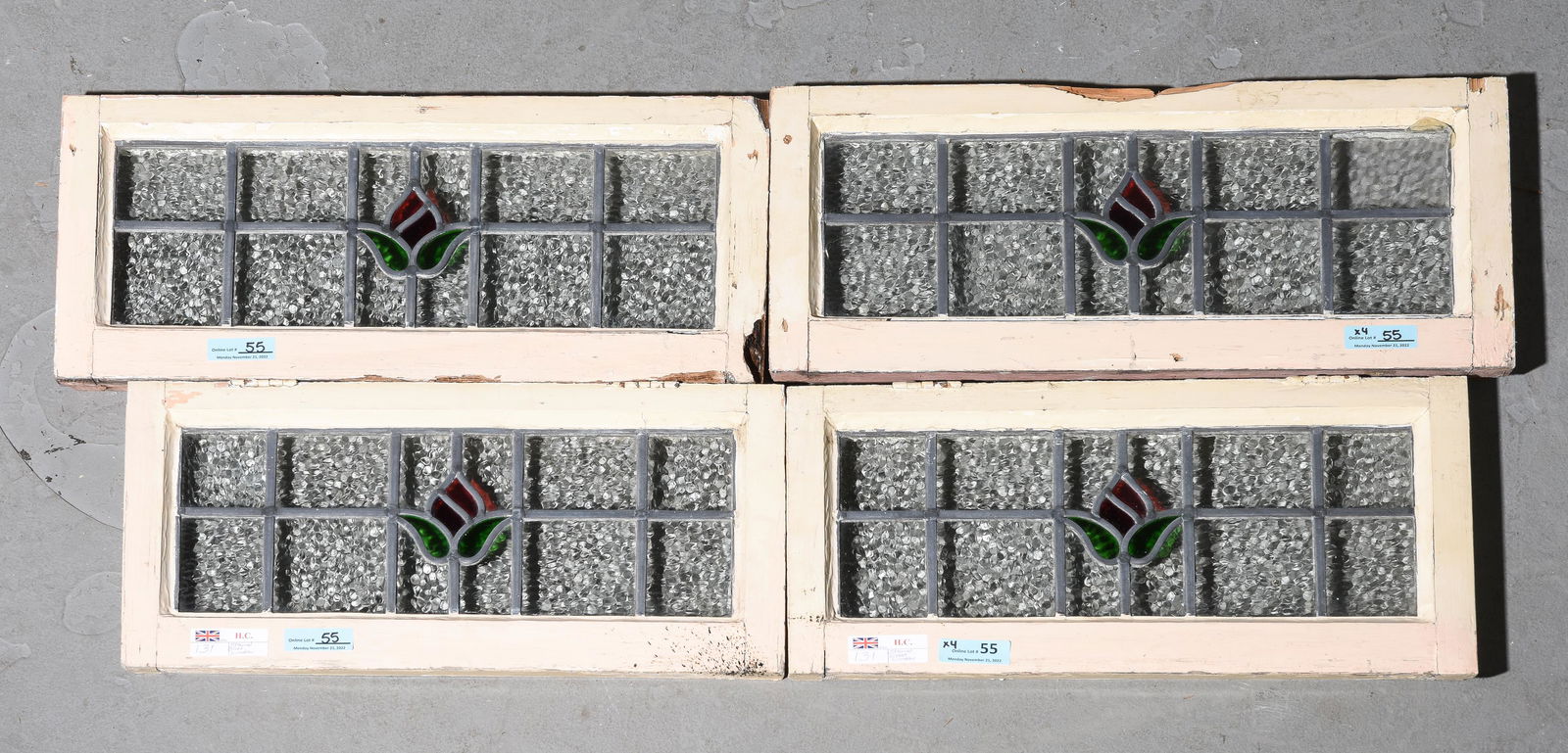 4 British Stained Glass Windows (1 of 3)