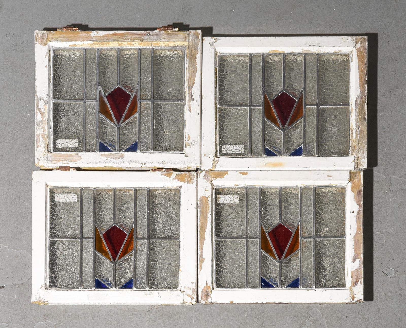 4 British Stained Glass Windows (1 of 2)