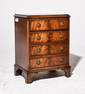 English Small Mahogany 4 Drawer Chest c.1950