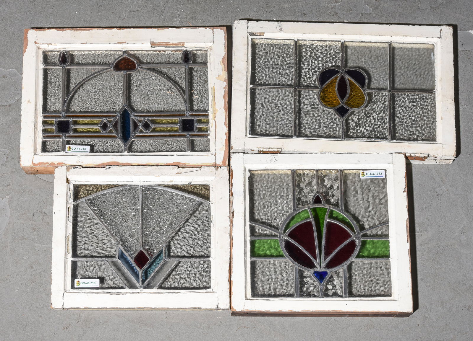 4 British Stained Glass Windows (1 of 5)