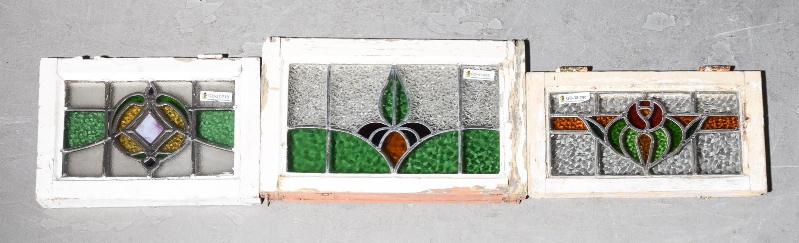 3 British Stained Glass Windows (1 of 4)