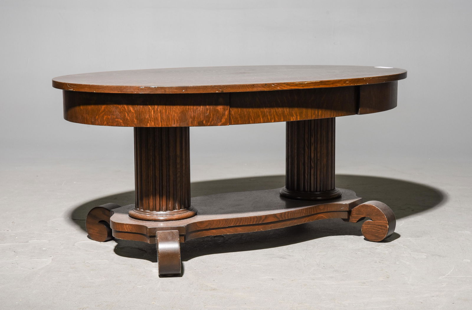 American Oval Oak Coffee / Cocktail Table (1 of 4)