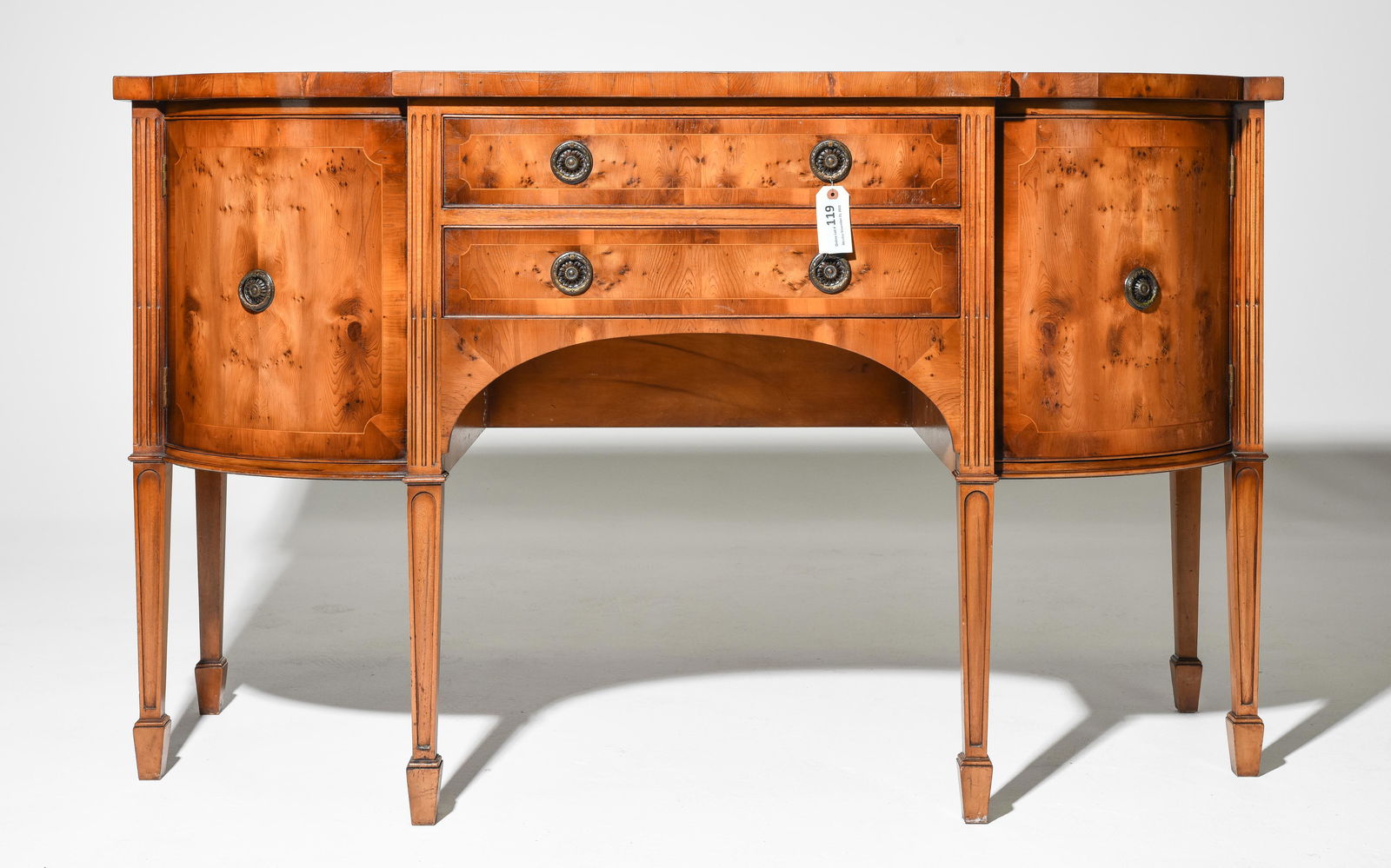 British Walnut Sideboard / Server c.1920 (1 of 9)