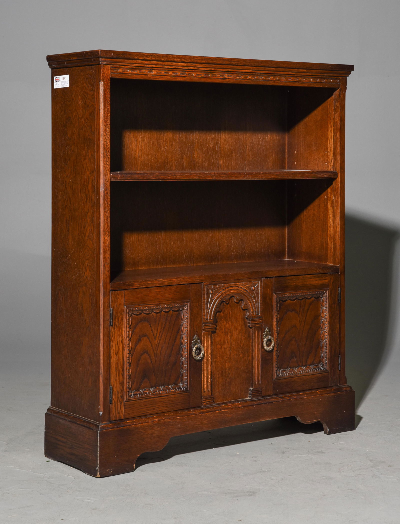 British Oak Bookshelf c.1950's (1 of 3)