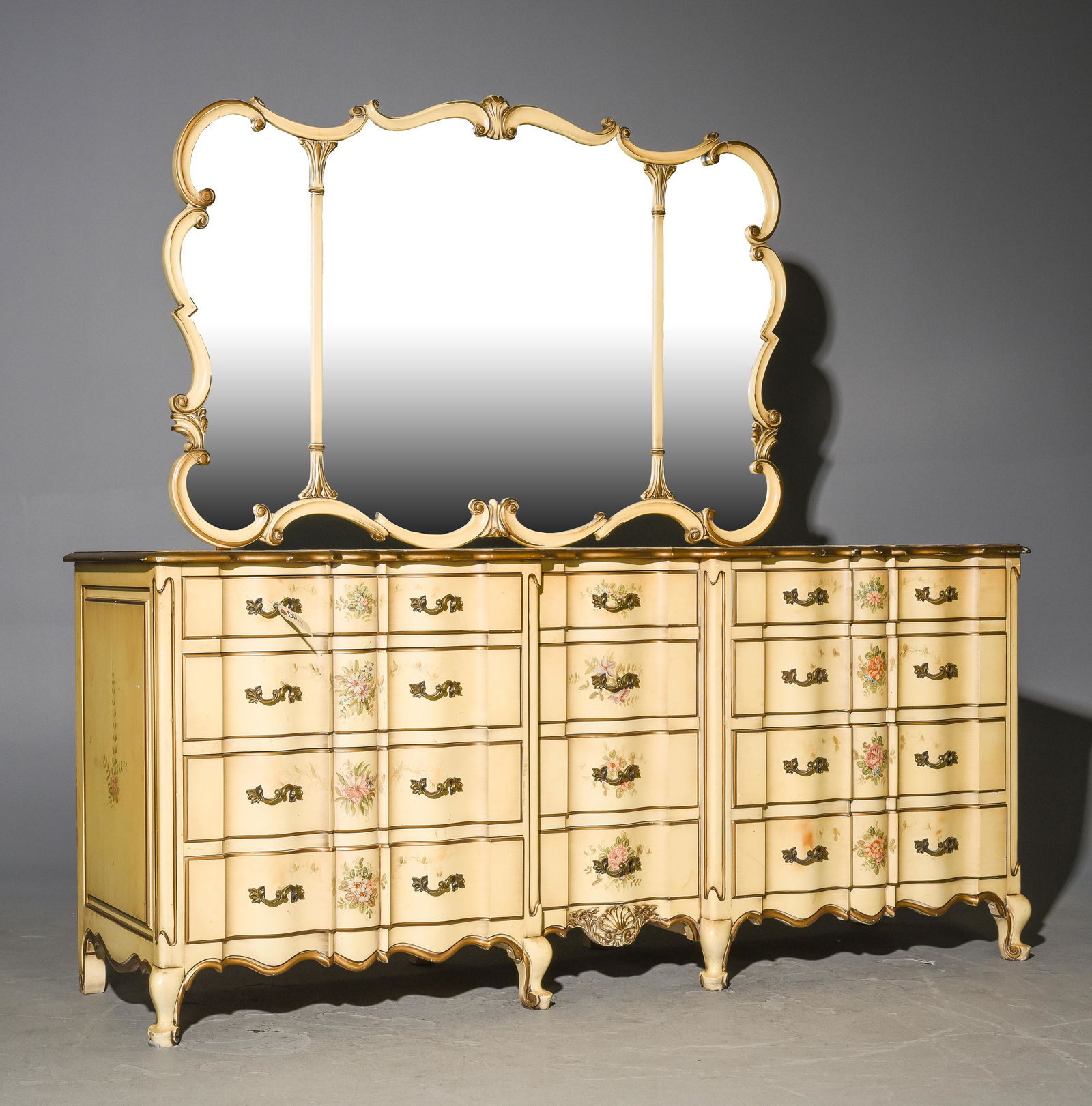 Union National Large Dressing Chest with Mirror (1 of 9)