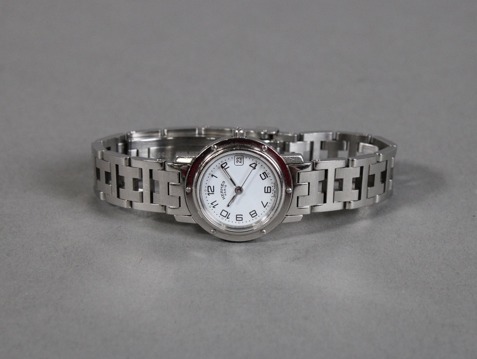 Hermes Clipper Watch CL4.210  in Silver Silver Plated (1 of 3)