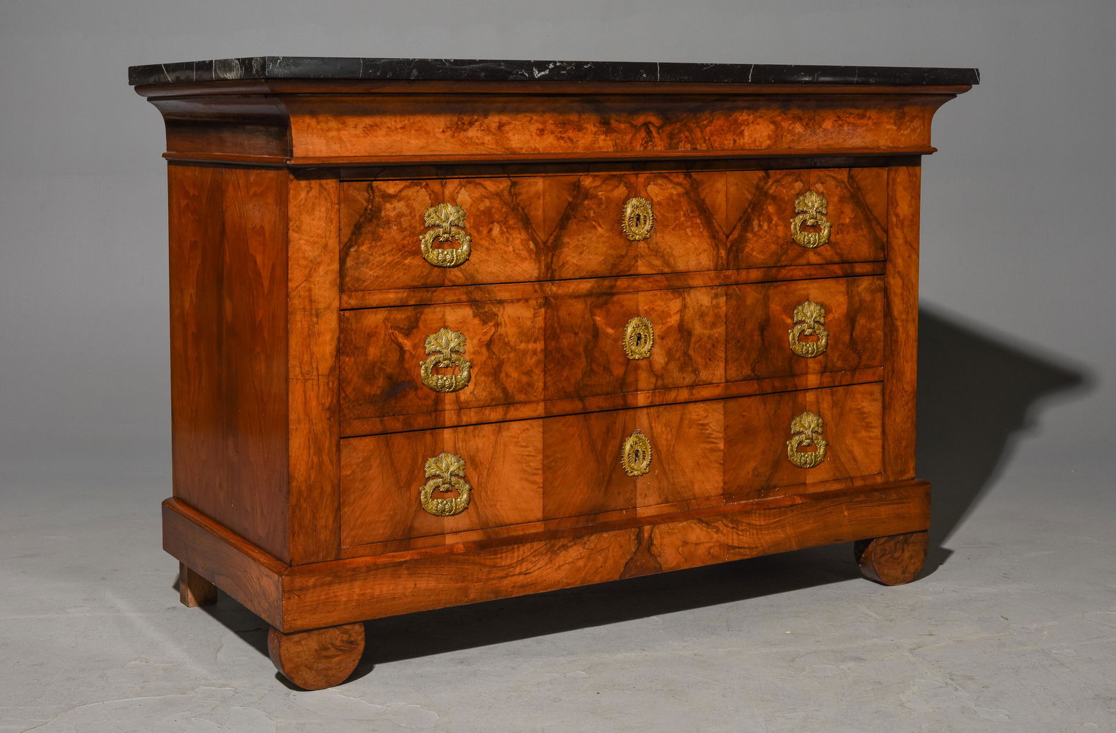 Louis Philippe Style Marble Top Commode / Chest (1 of 8)