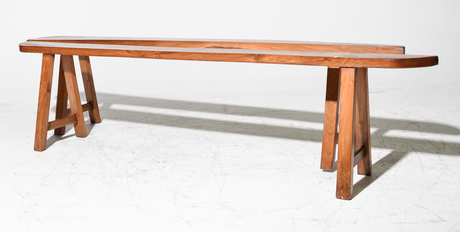 2 French Oak Farmhouse Benches (1 of 4)