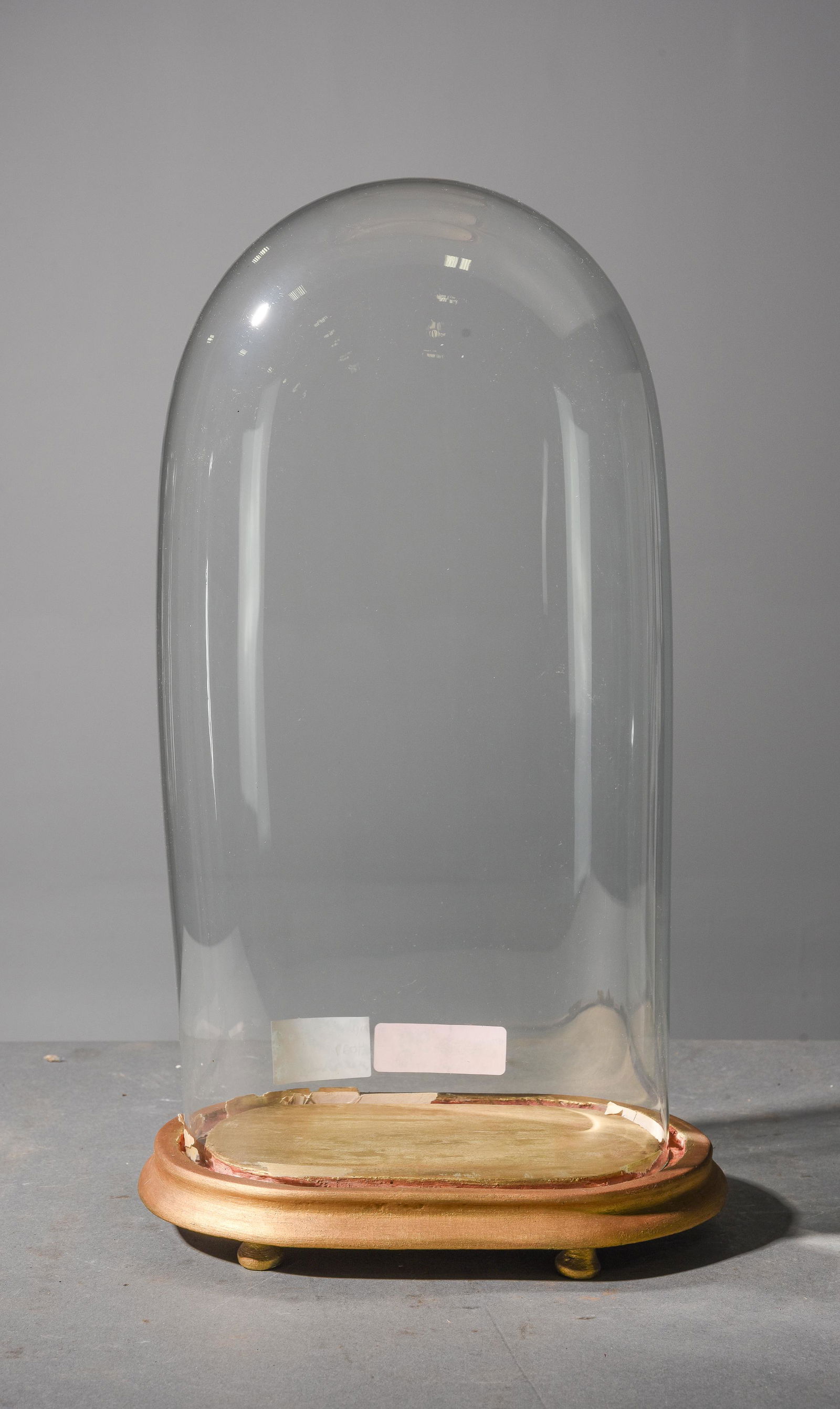 Glass Dome Cloche with Wood Base (1 of 2)