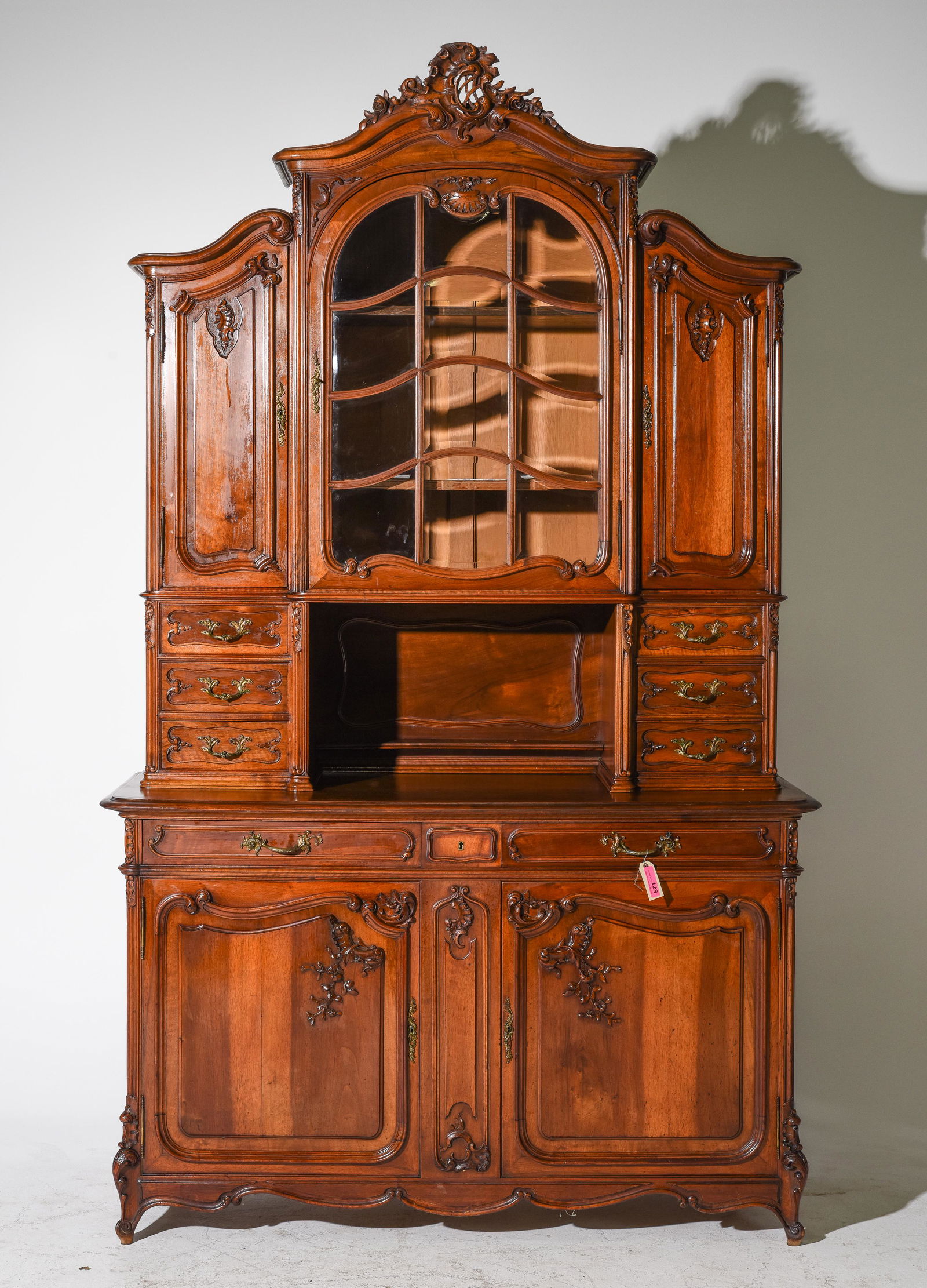 French Regency Style Walnut Double Buffet (1 of 9)