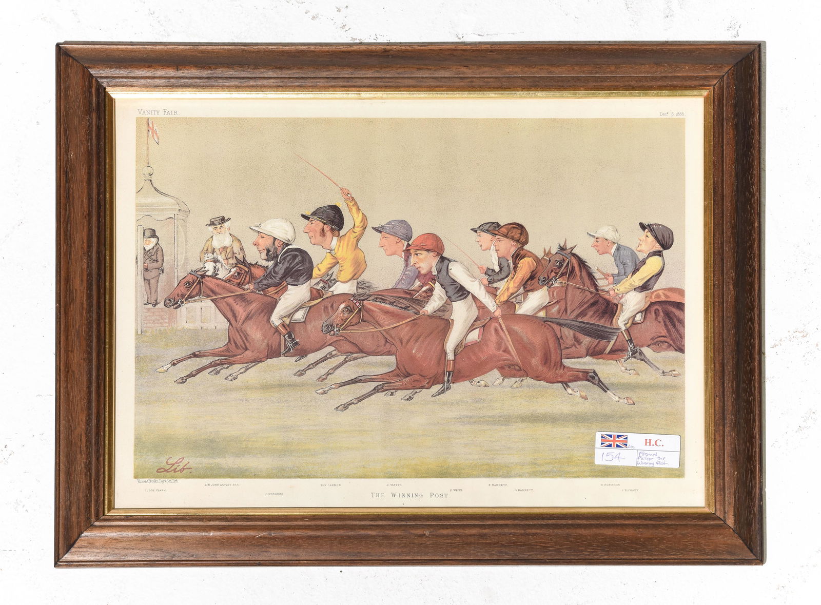 Framed Caricature Lithograph / Etching (1 of 5)