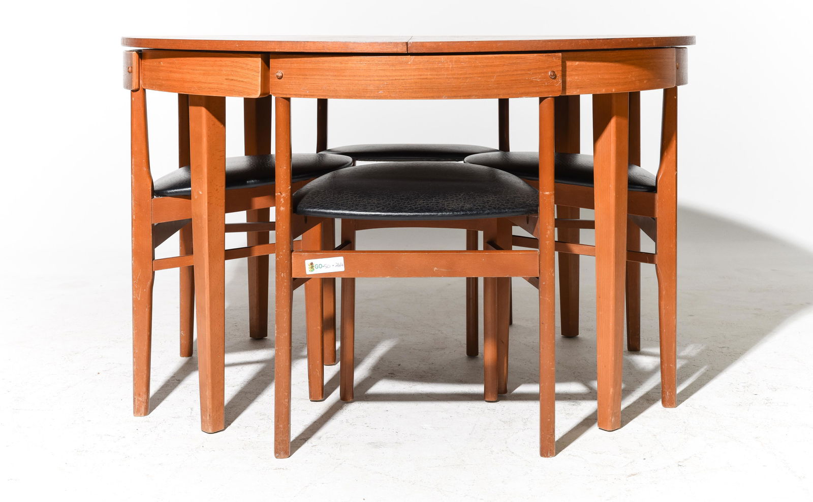 Mid Century Modern Table & 4 Tuck Under Chairs (1 of 9)