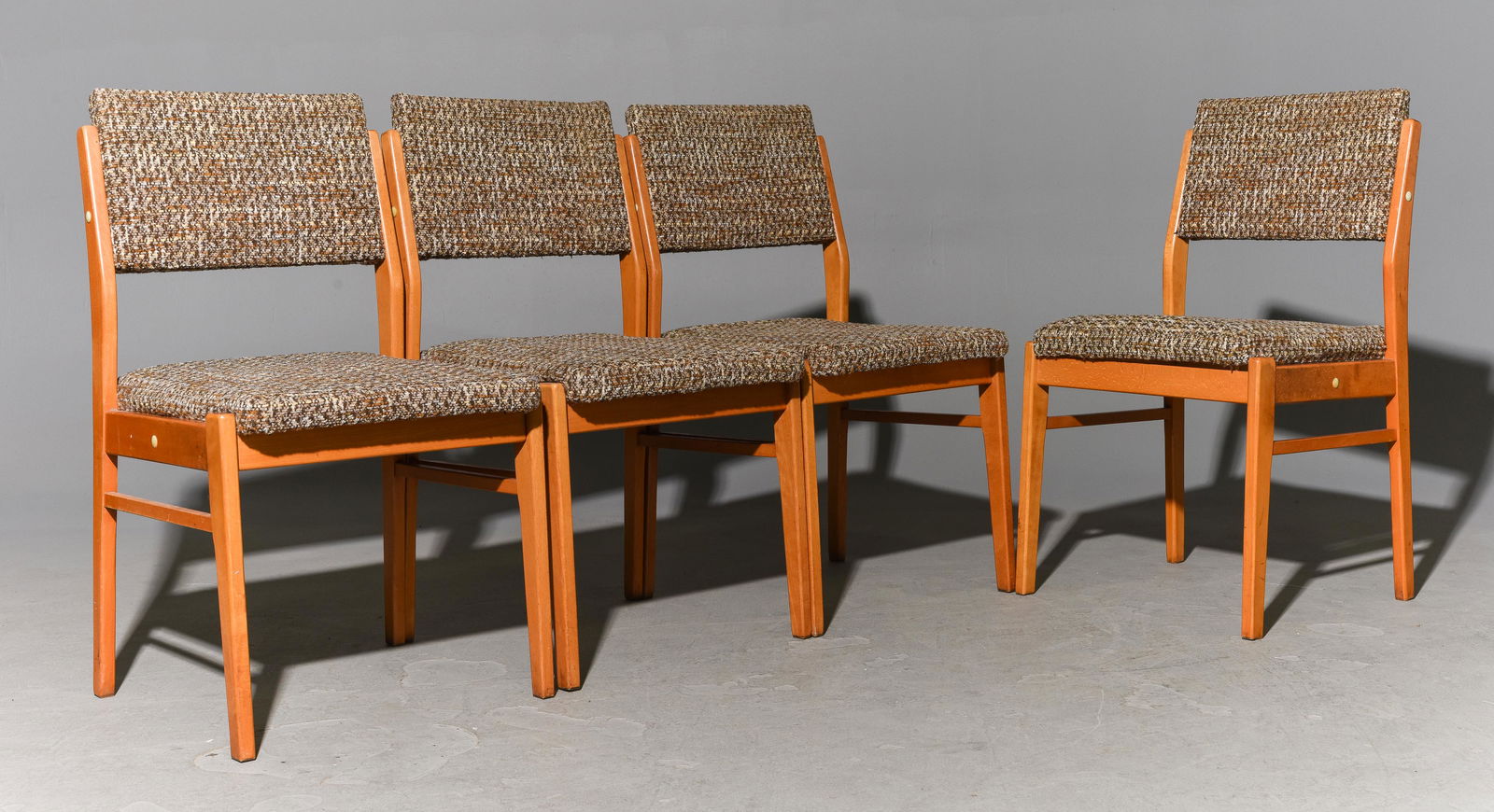 4 Mid Century Modern Upholstered Dining Chairs (1 of 3)