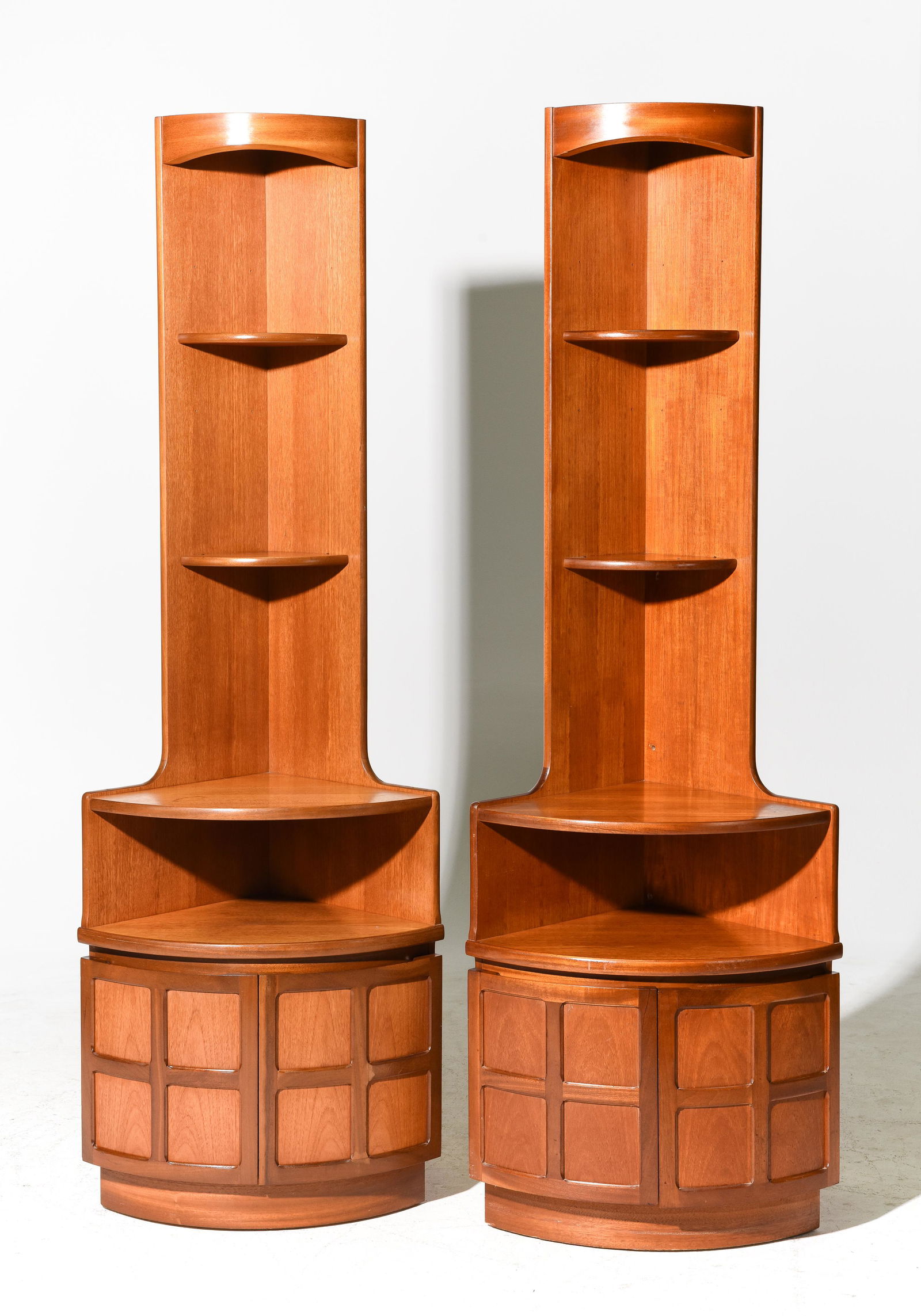 2 Mid Century Modern Corner Cabinets - Nathan (1 of 4)