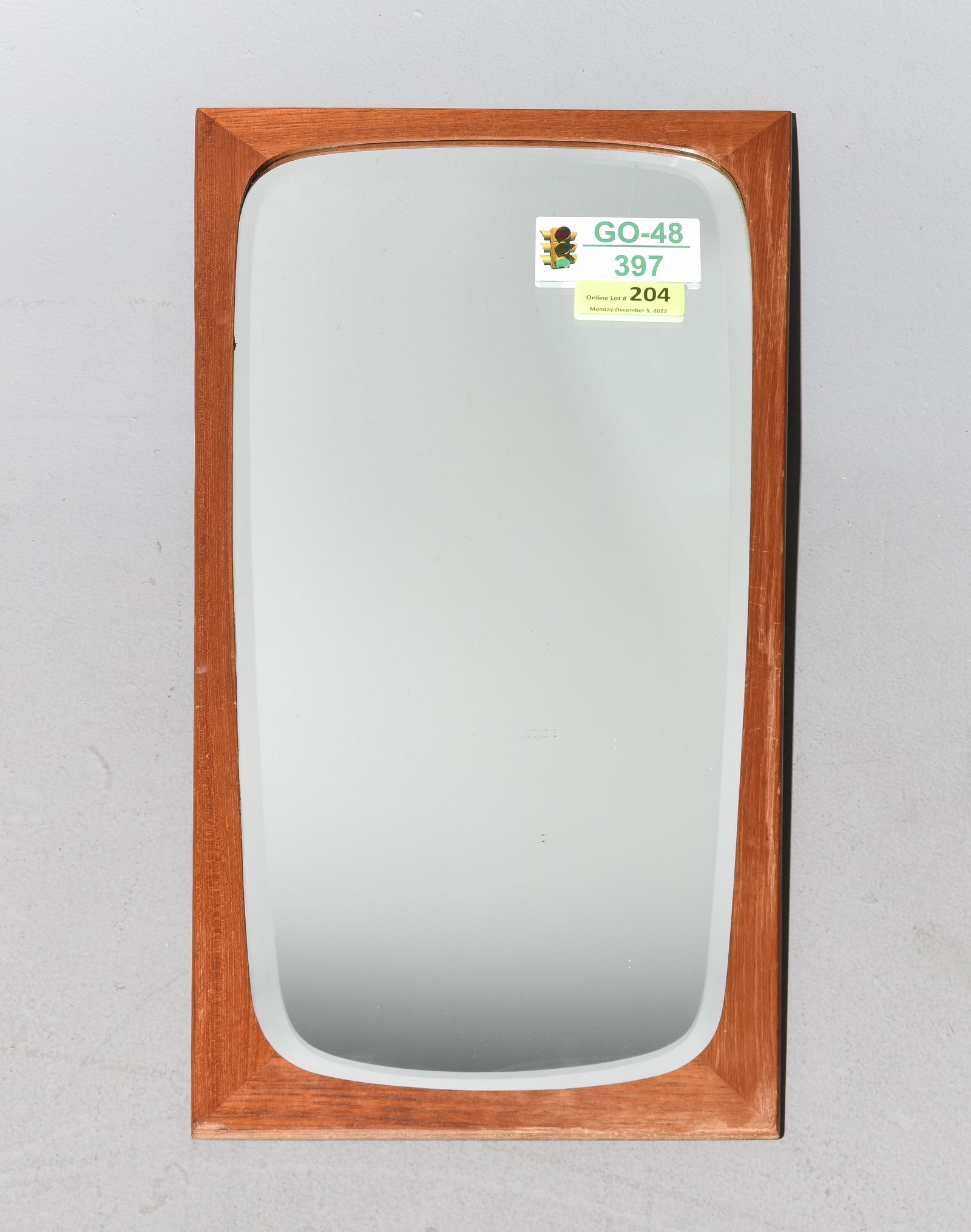 Mid Century Modern Beveled Mirror (1 of 4)