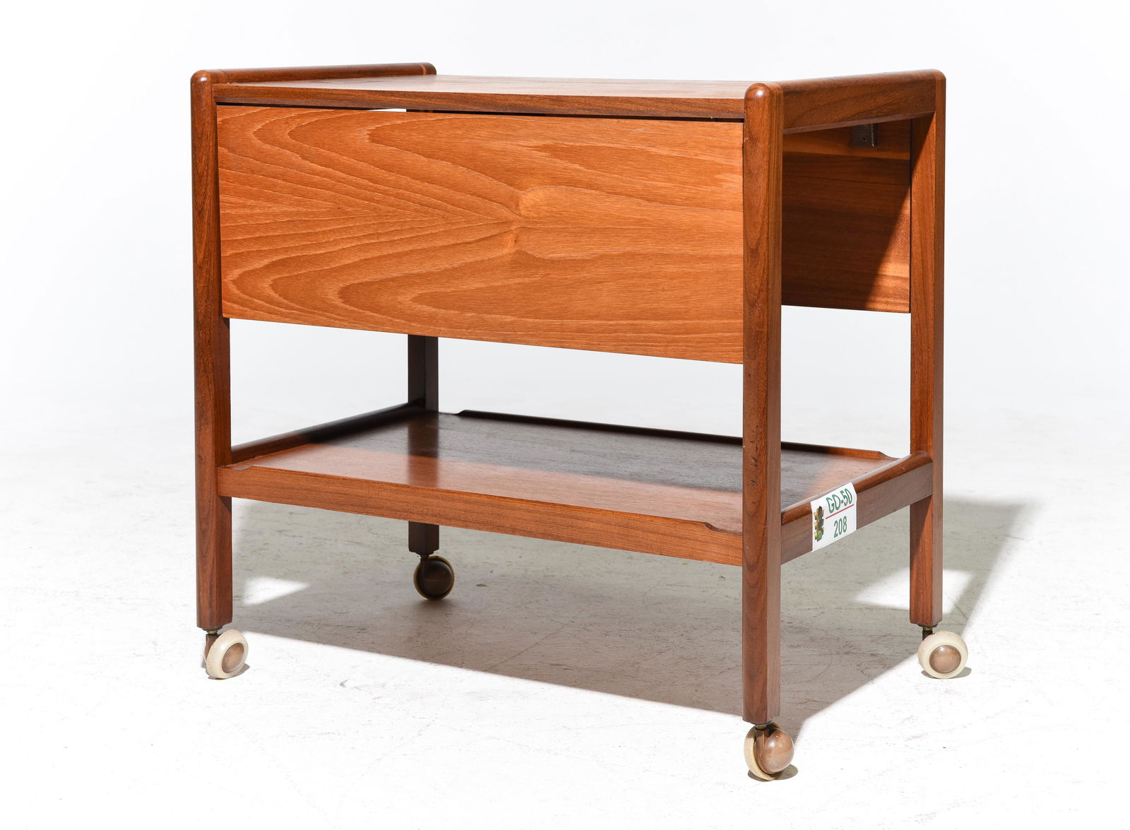 Mid Century Modern Drop Sided Trolley / Bar Cart (1 of 2)