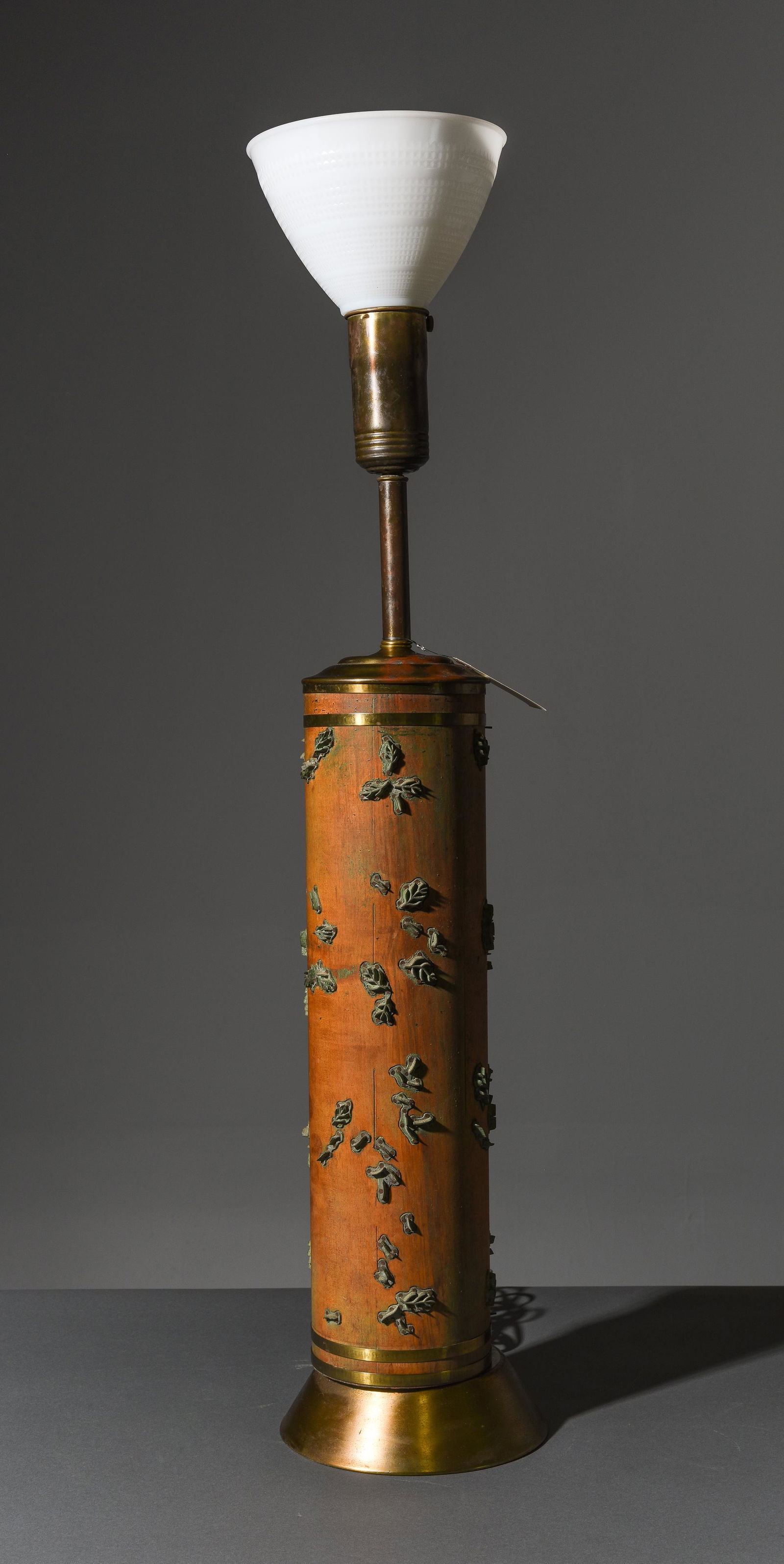 Tall Cylinder Print Roll Lamp (1 of 5)