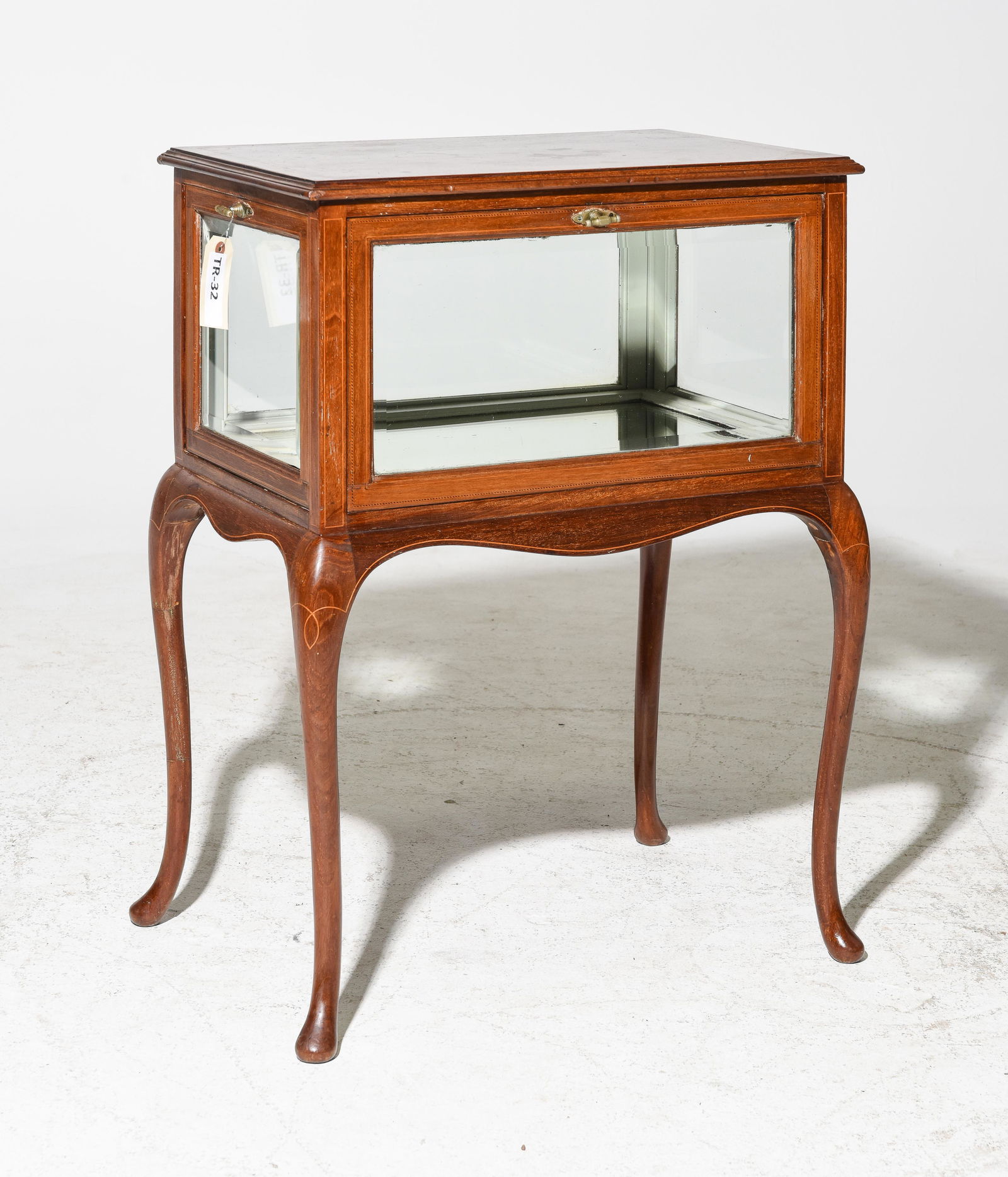 Mahogany Chocolate Cabinet / Vitrine Table (1 of 3)