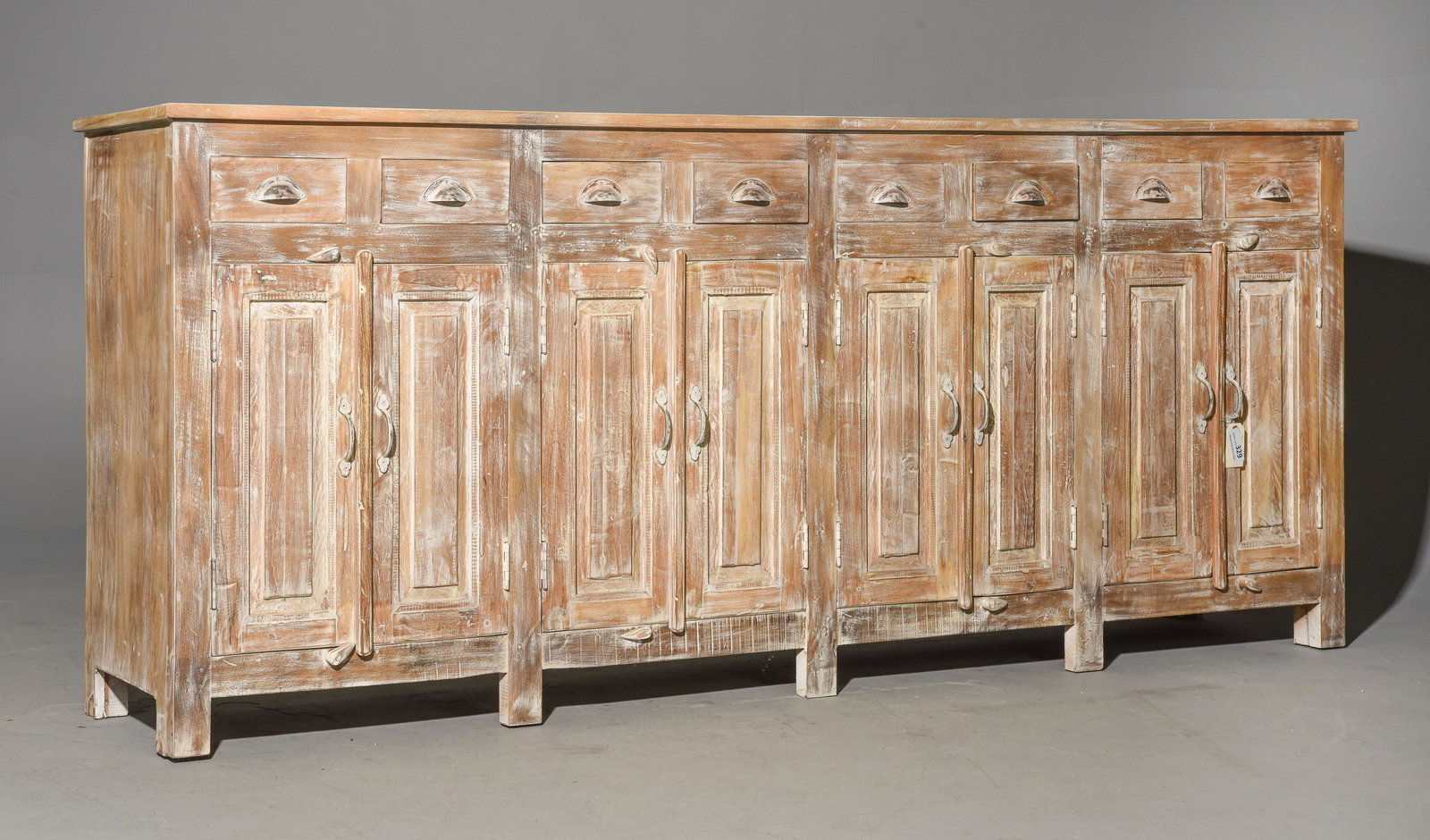 Heavy Painted Large 8 Door Sideboard (1 of 3)