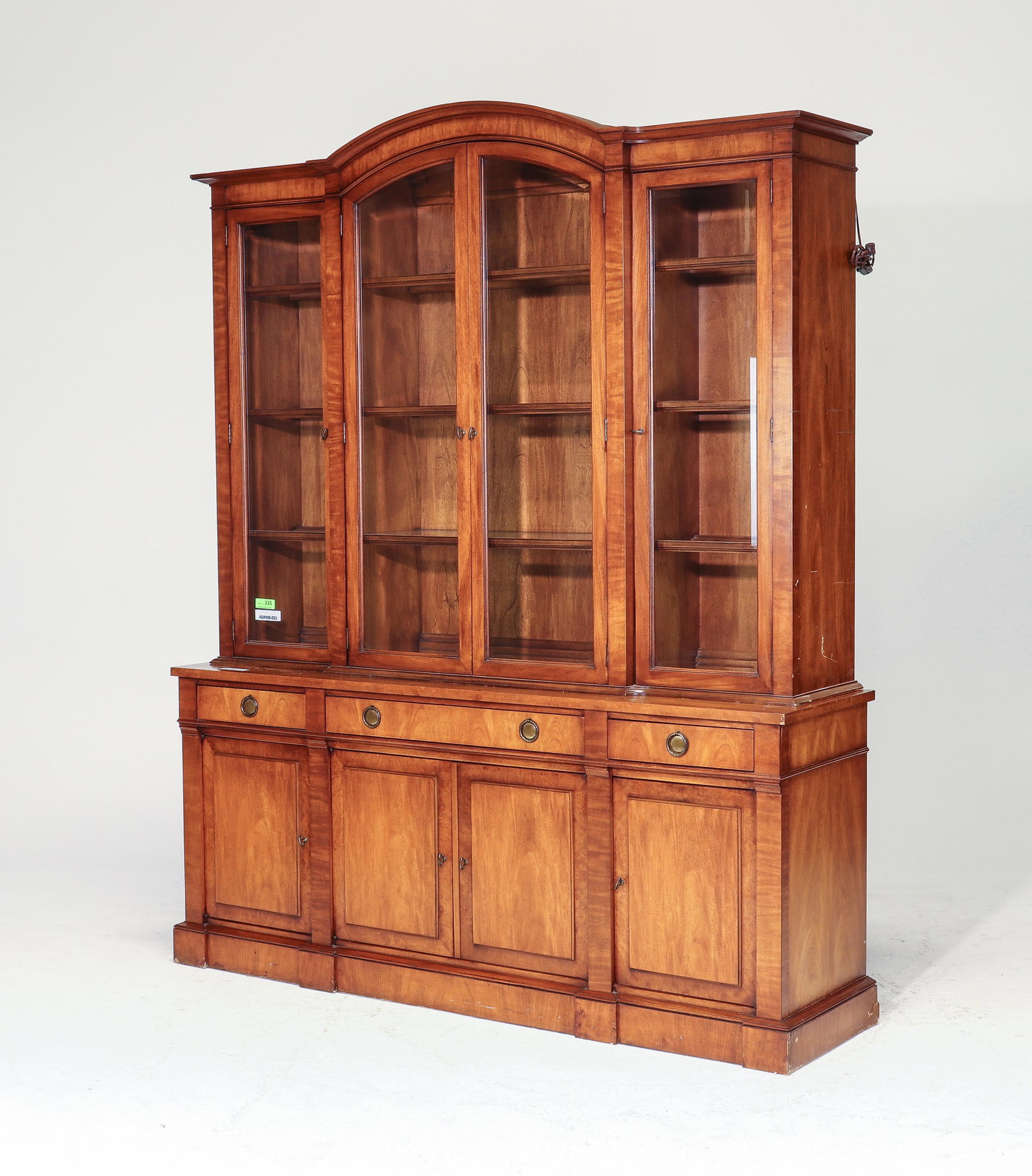 Yew Dome Top Bookcase / Display Cabinet (1 of 3)