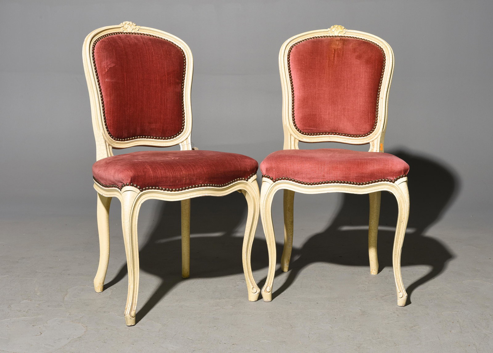 2 French Regency Style Painted Chairs (1 of 5)