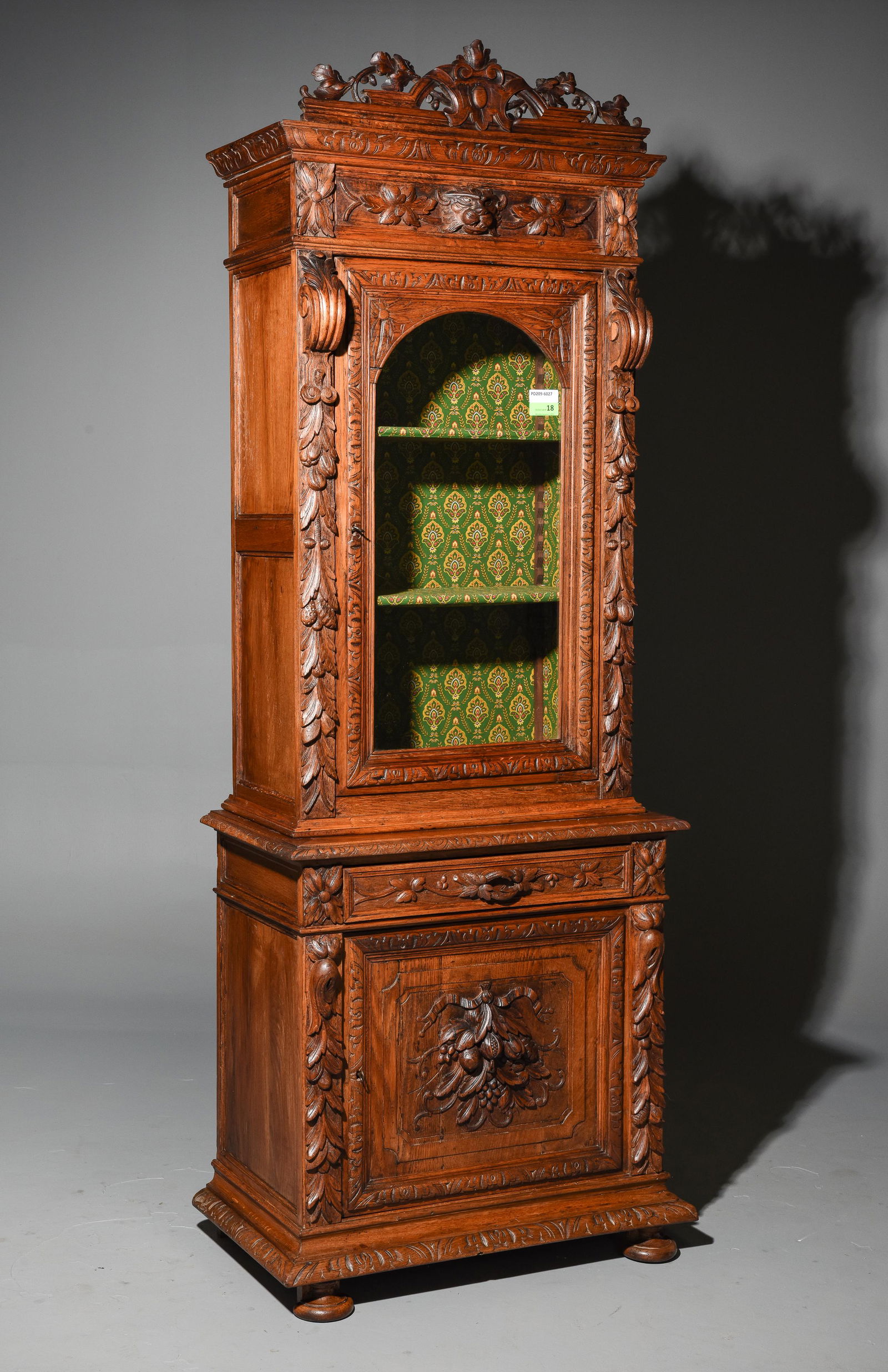 Renaissance Style Carved Oak Cupboard (1 of 4)