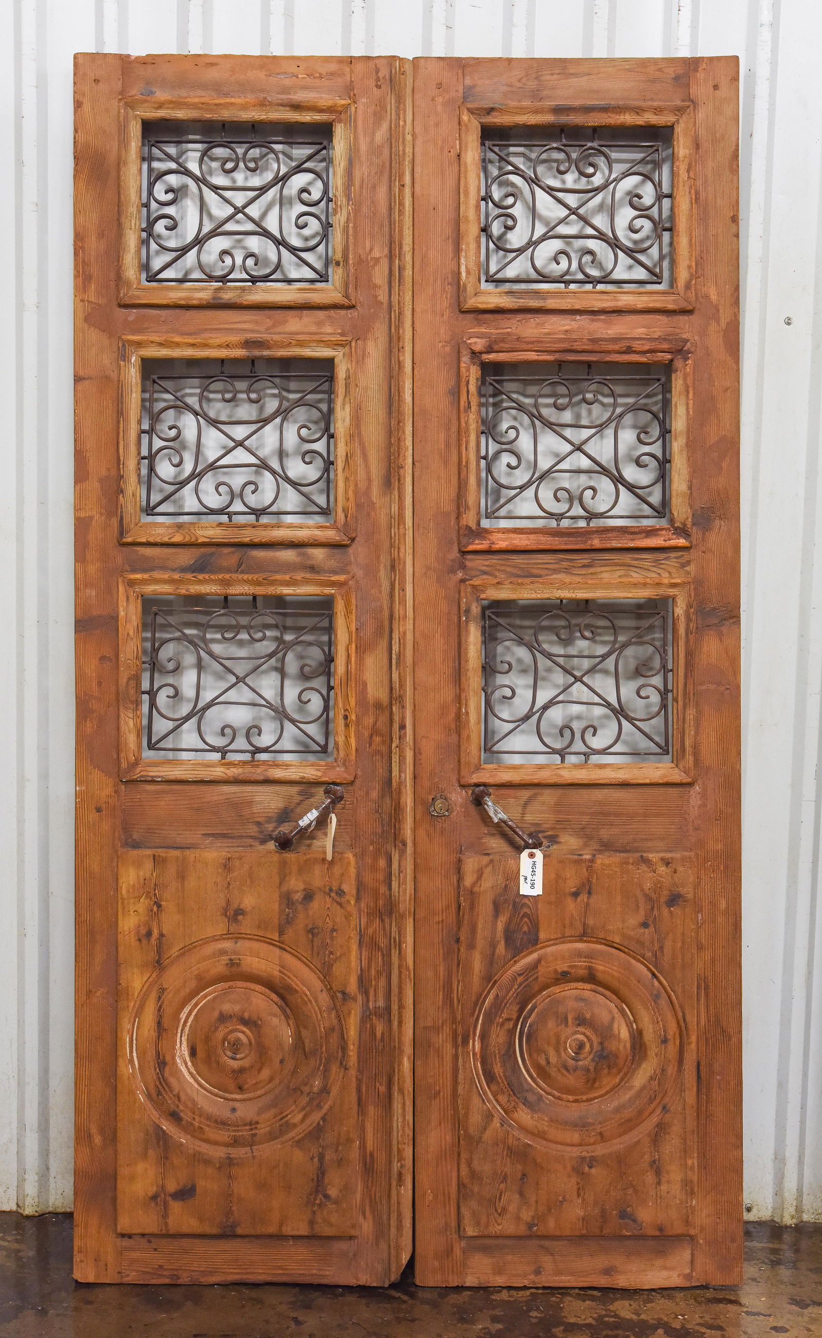 2 Panel Door with Iron (1 of 4)