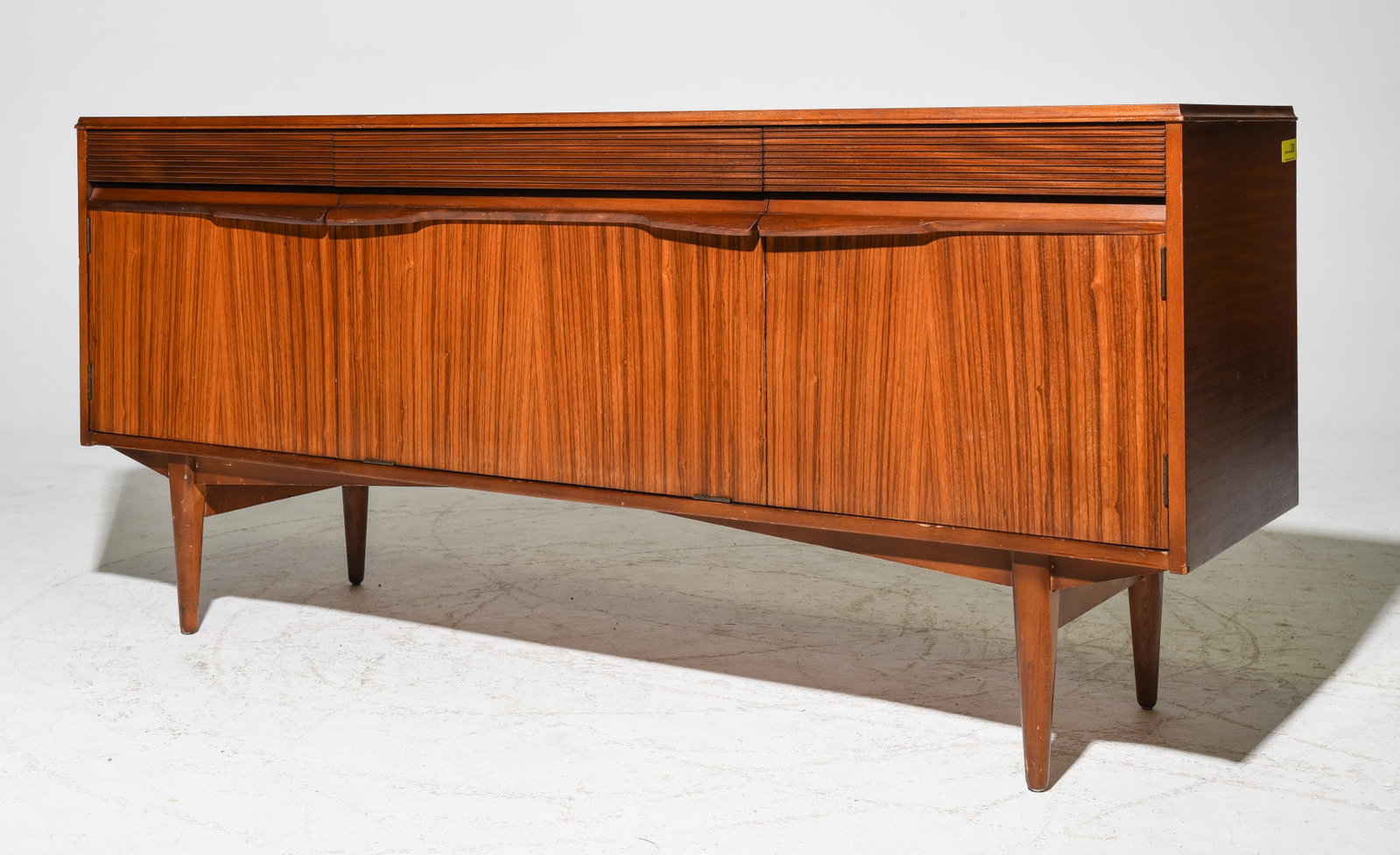 Mid Century Modern Teak Sideboard - Elliots of Newbury: Danish Modern Style Teak Sideboard - Elliots of Newbury