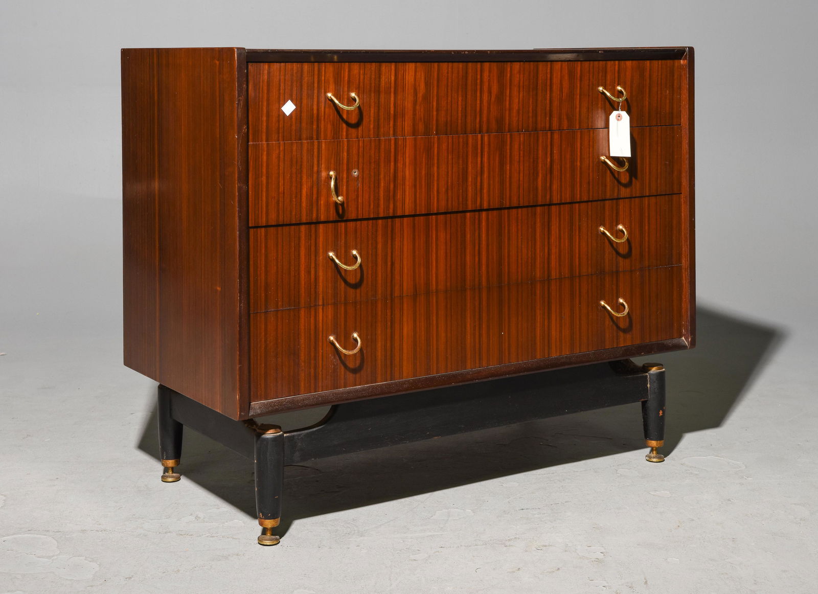 G-Plan Black and Tola Mid Century Modern Chest (1 of 5)