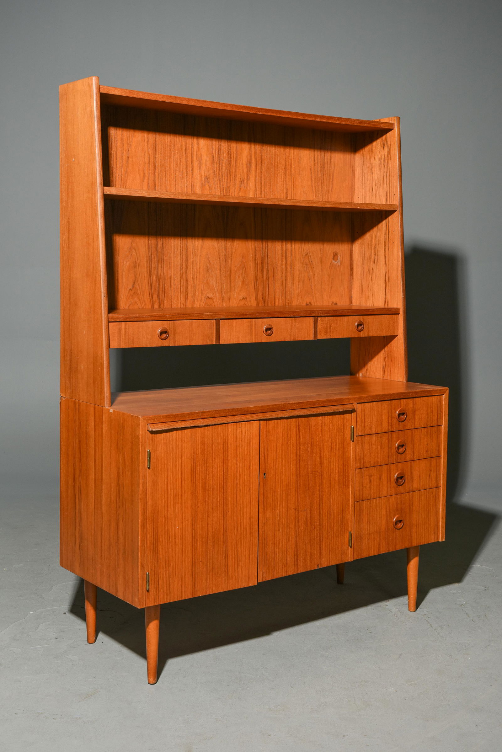 Scandinavian Teak Bookshelf with Pull Out #2 (1 of 5)