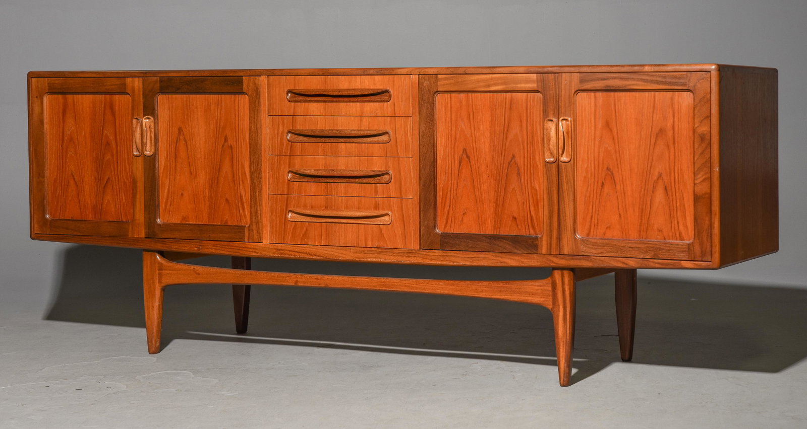 Mid Century Large "Fresco" Sideboard - G-Plan #1: This Danish Modern Style Teak Credenza is made by Mid Century Modern Furniture Maker G Plan ( Gplan ) & is part of their "Fresco" Range.