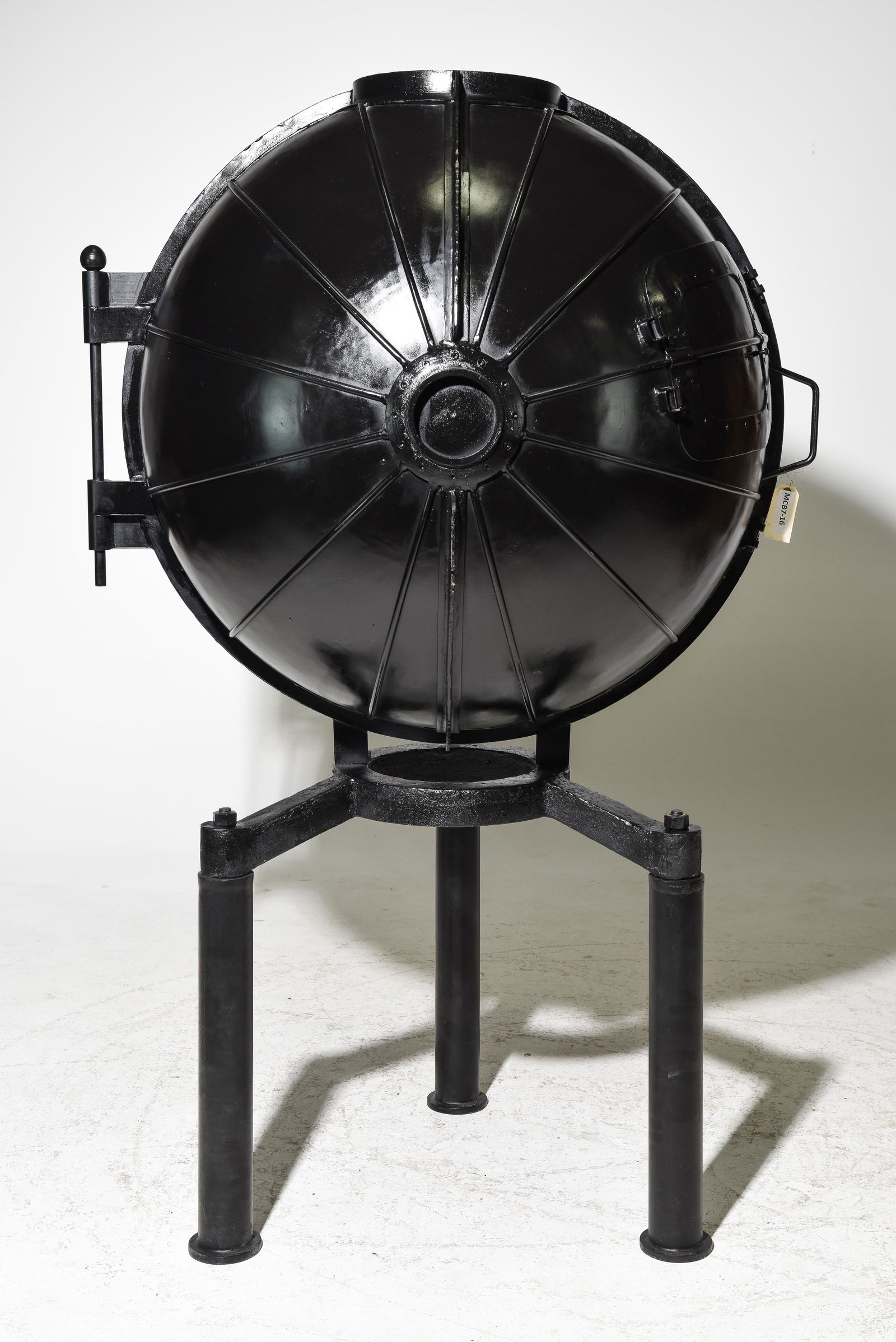 Black Industrial Style Metal Bar Cabinet (1 of 6)