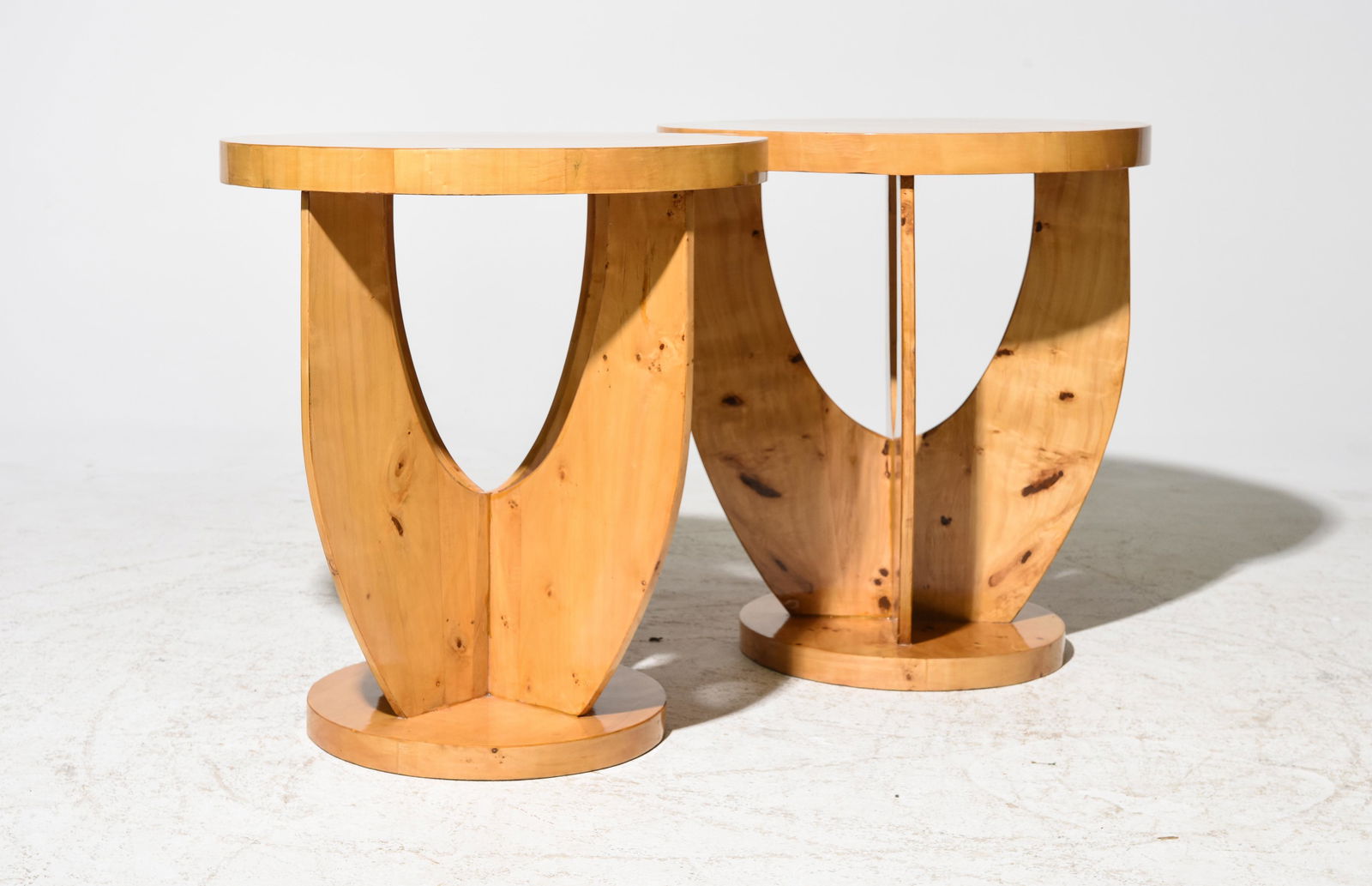 2 Art Deco Style Round Occasional Tables (1 of 3)