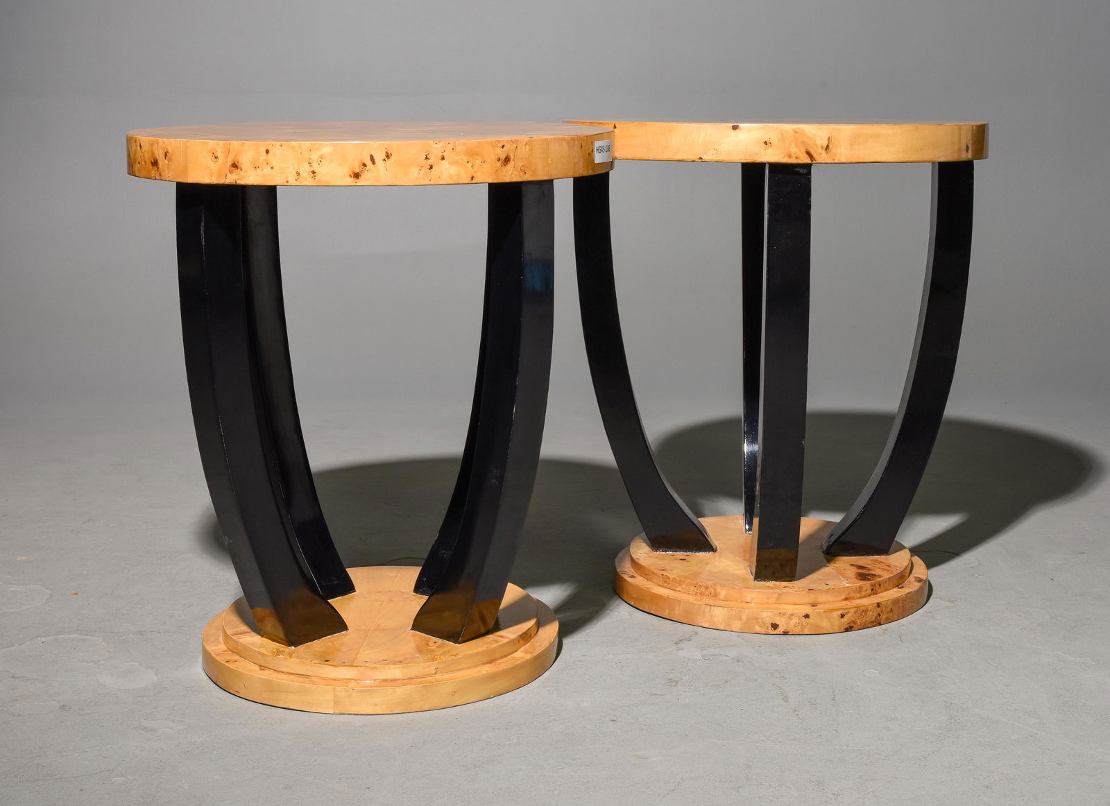 2 Art Deco Style Round Occasional Tables (1 of 3)