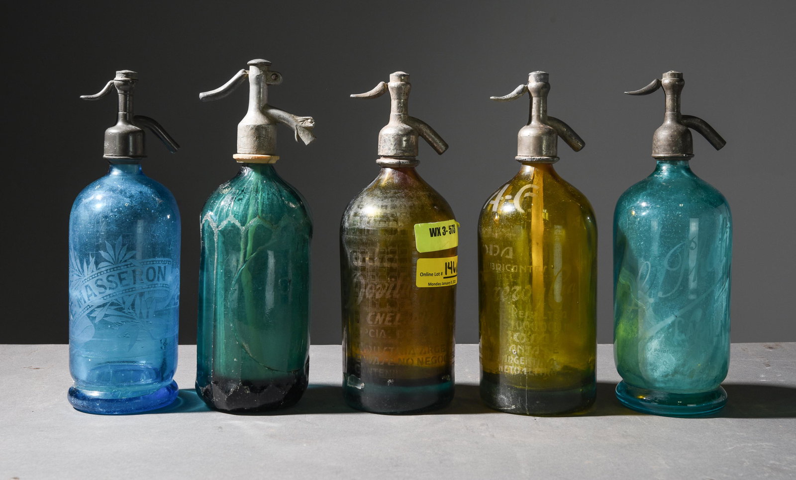 5 Assorted Seltzer Bottles (1 of 6)