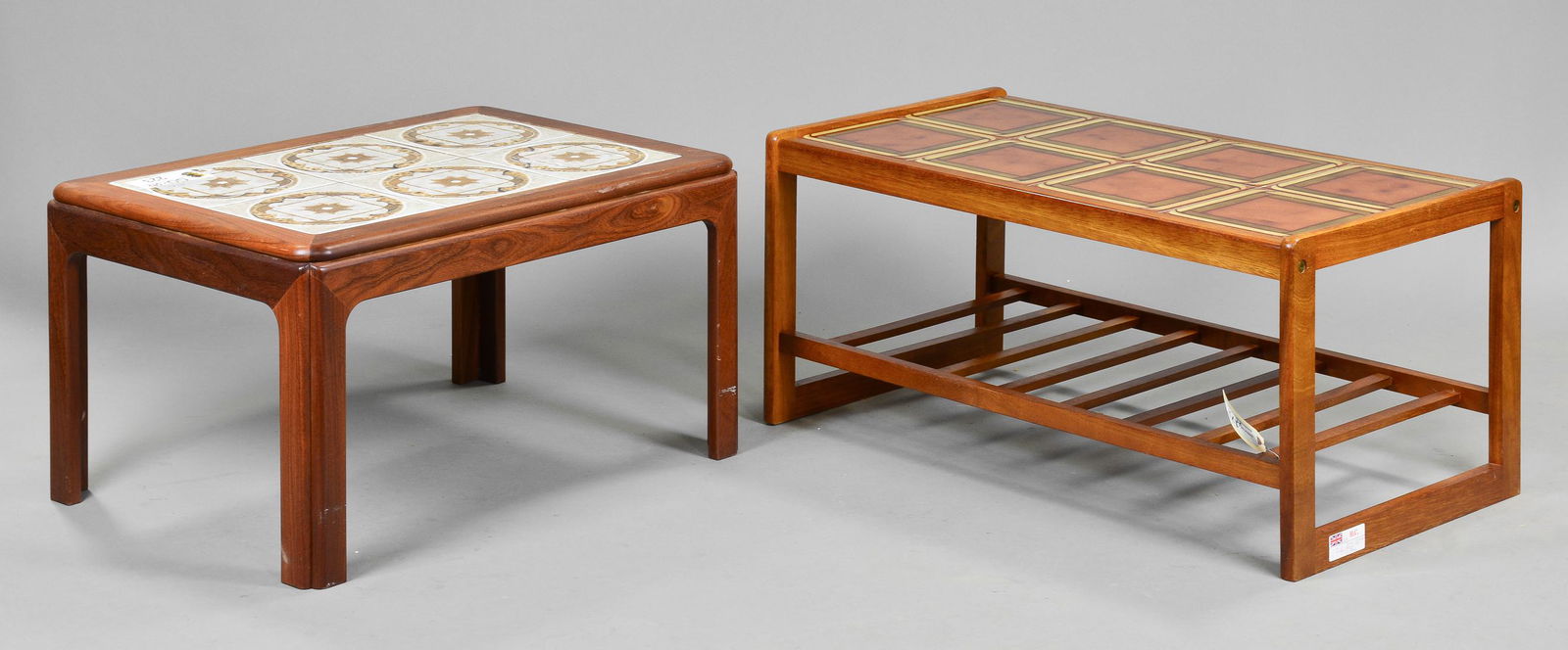 2 Mid Century Modern Tile Top Coffee Tables (1 of 5)