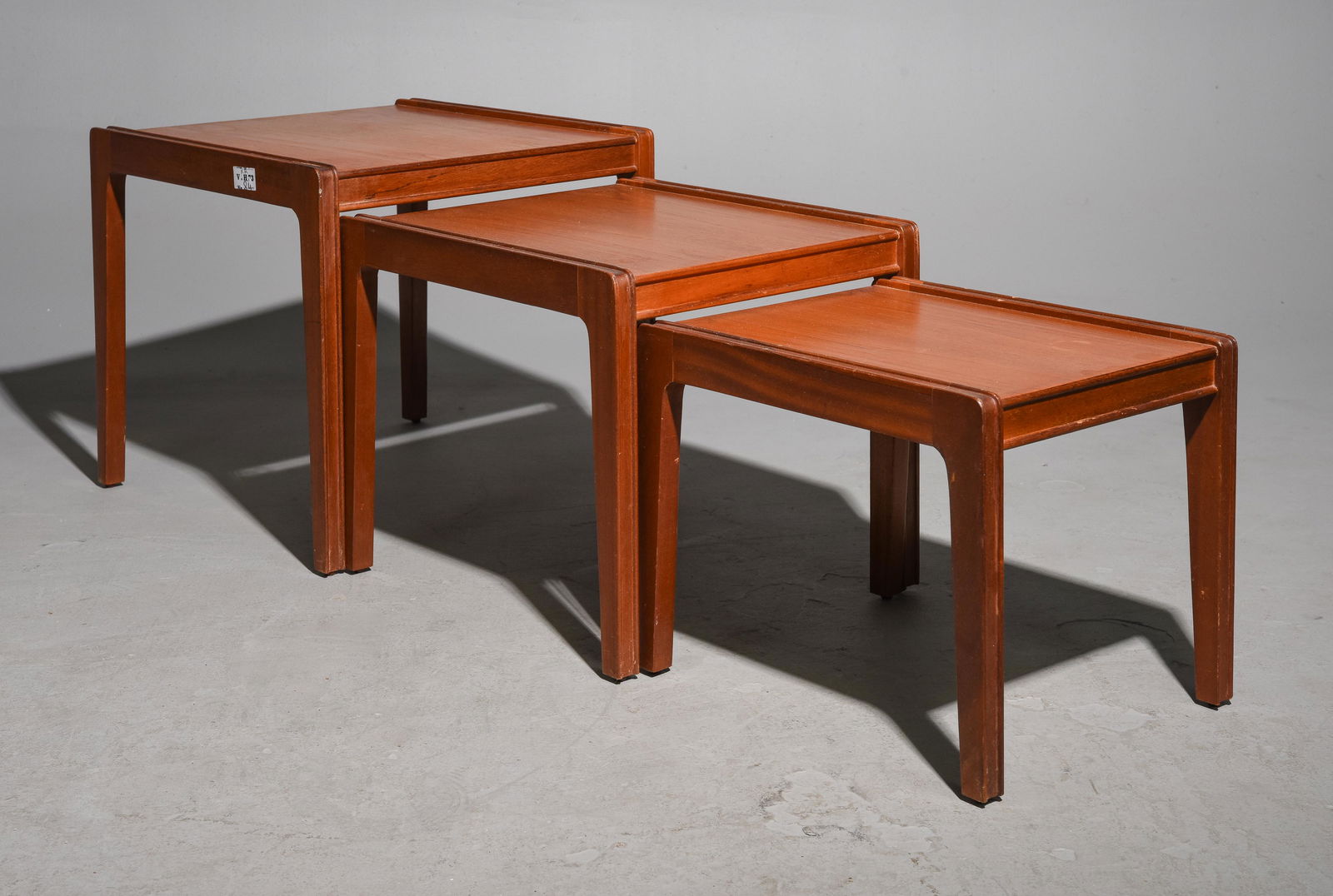 Mid Century Modern Teak Nesting Tables Remploy