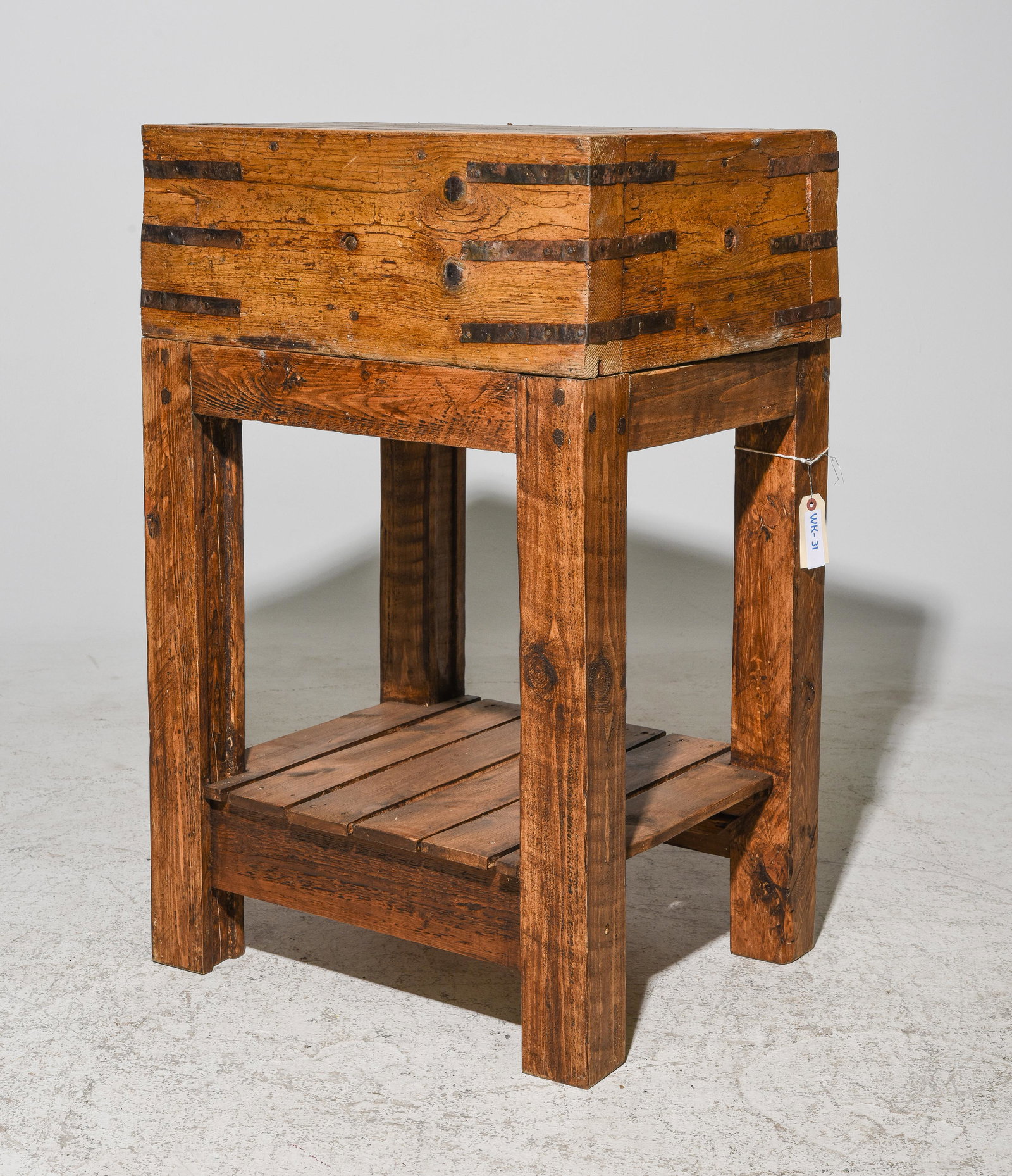 English Small Butcher Block (1 of 2)