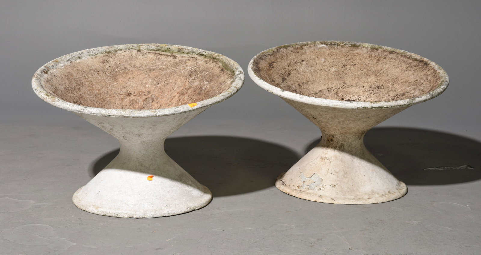Willy Guhl (1915-2004) - 2 Off Kilter Planters: Willy Guhl (1915-2004) - 2 Off Kilter Planters