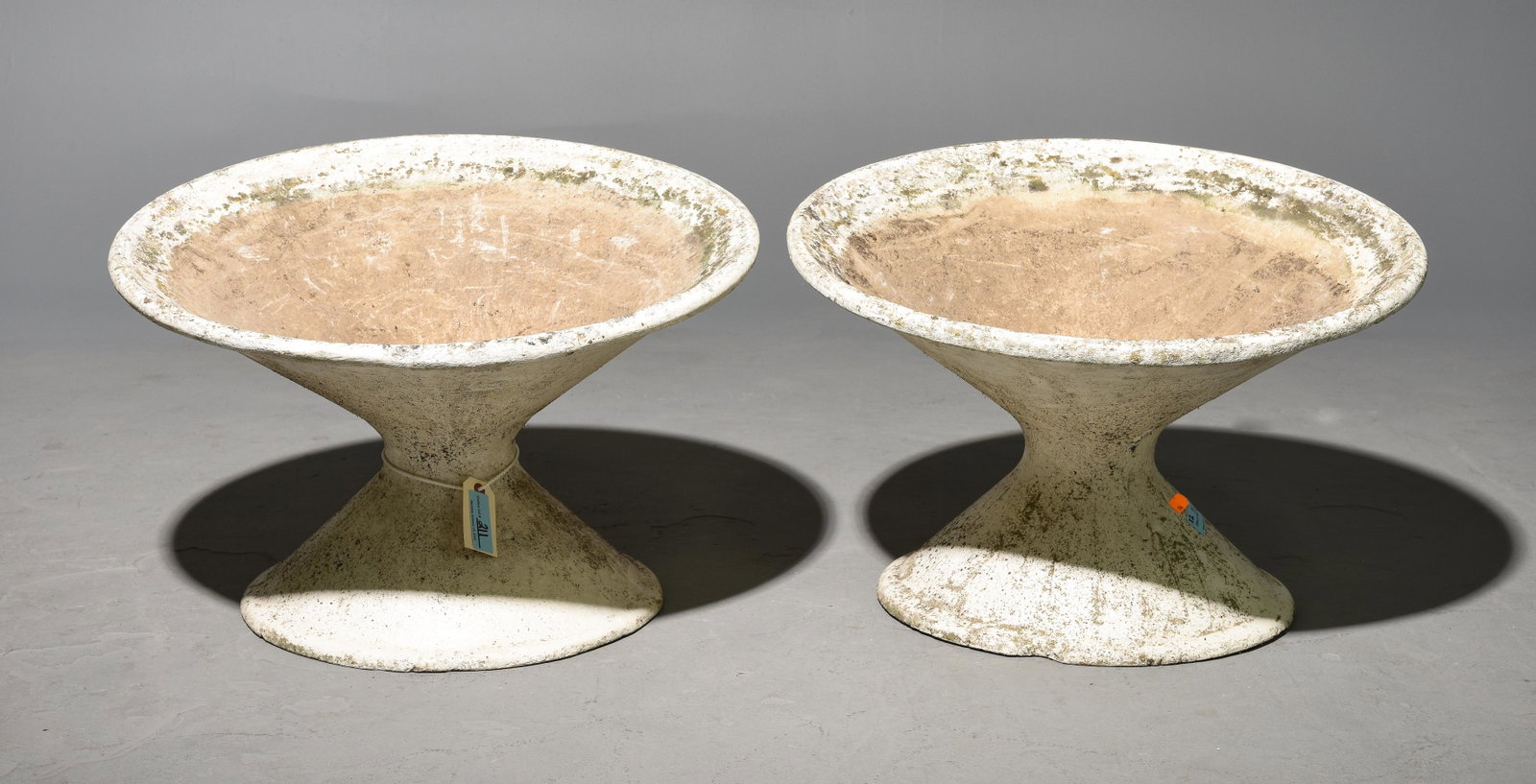 Willy Guhl (1915-2004) - 2 Off Kilter Planters: Willy Guhl (1915-2004) - 2 Off Kilter Planters