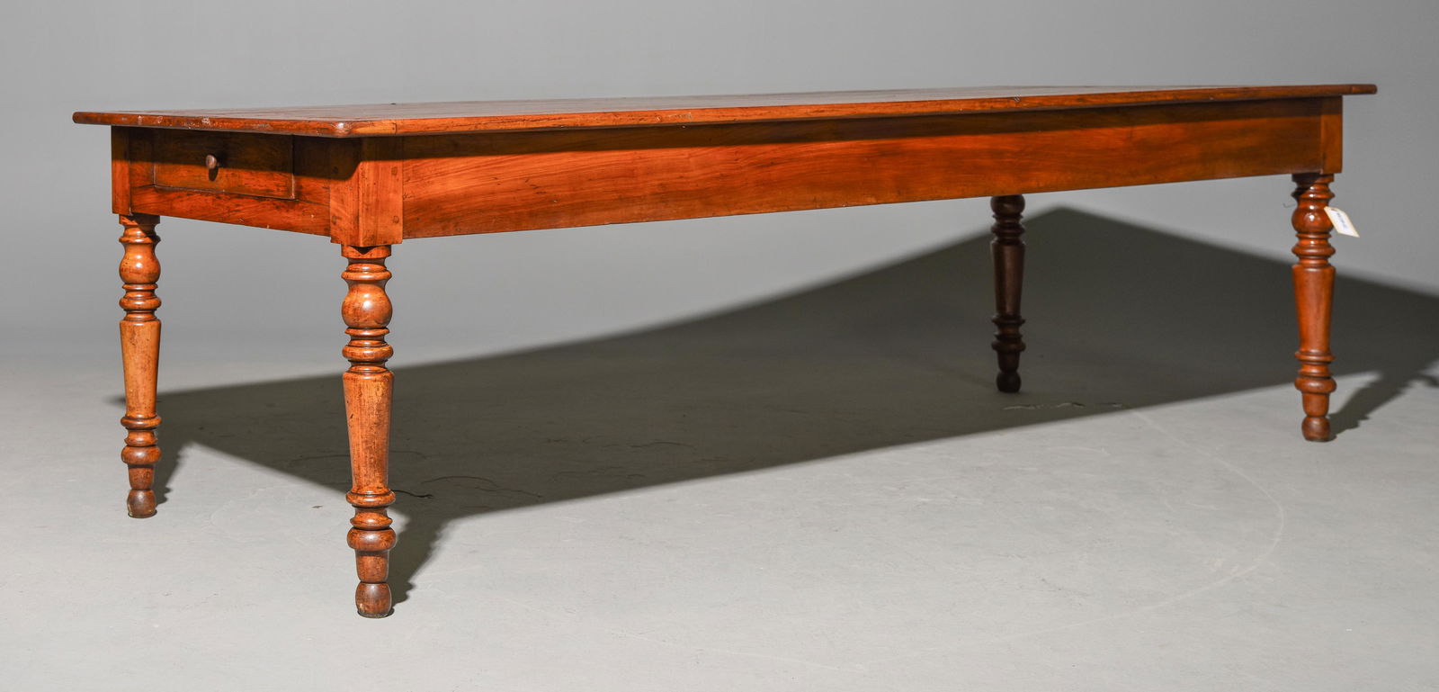 French Long Farm House Table with Turned Legs (1 of 5)