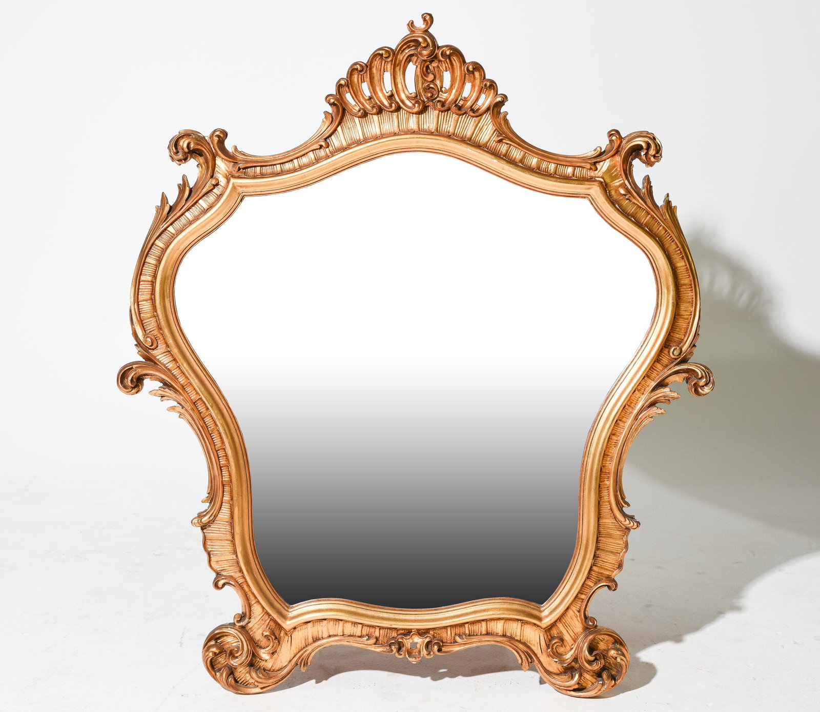 Italian Baroque Style Gold Framed Beveled Mirror (1 of 6)