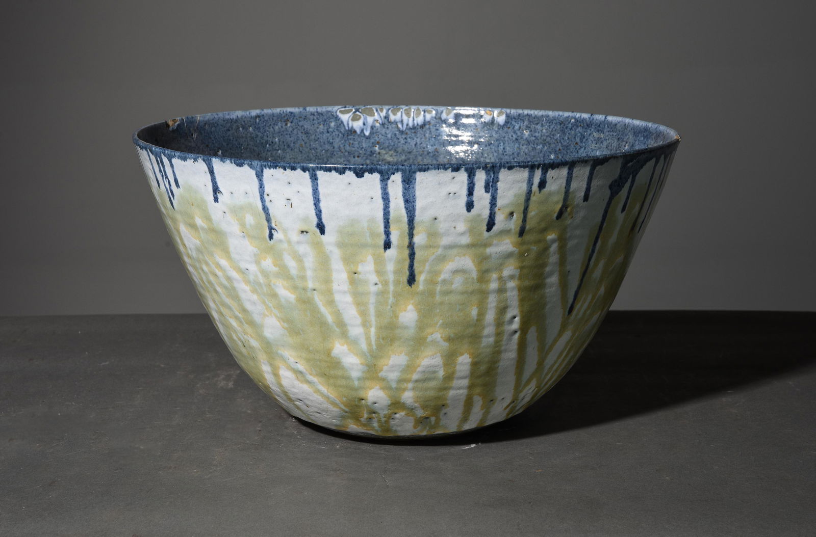 Large Glazed Bowl / Planter (1 of 4)