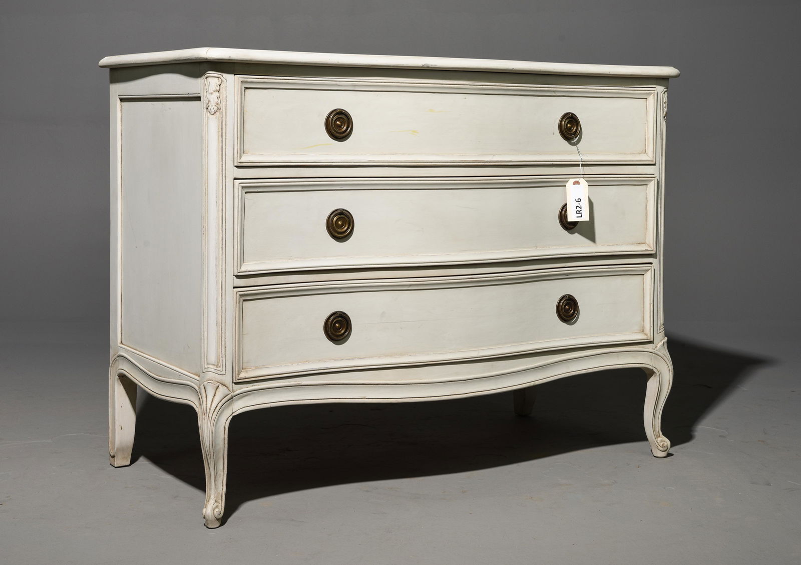 French Regency Style Serpentine Front Chest (1 of 5)