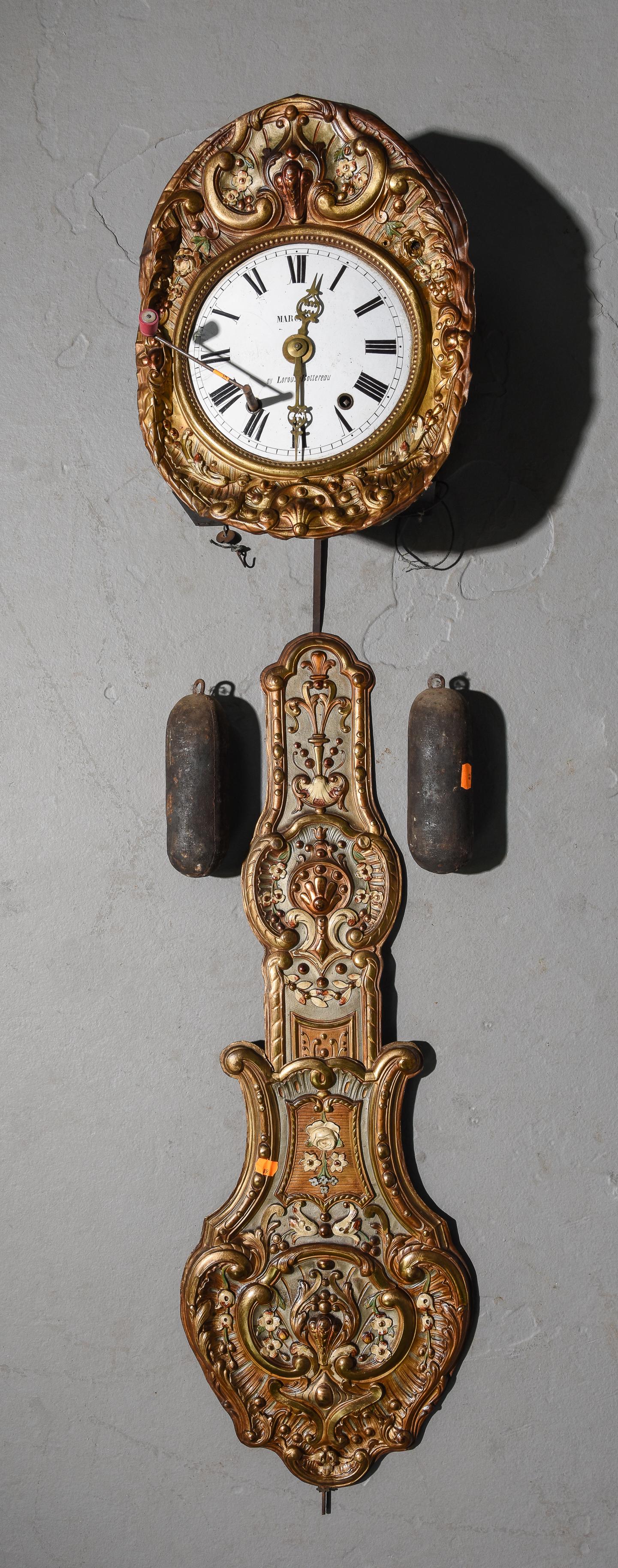 French Comtoise Wall Clock with Weights (1 of 5)