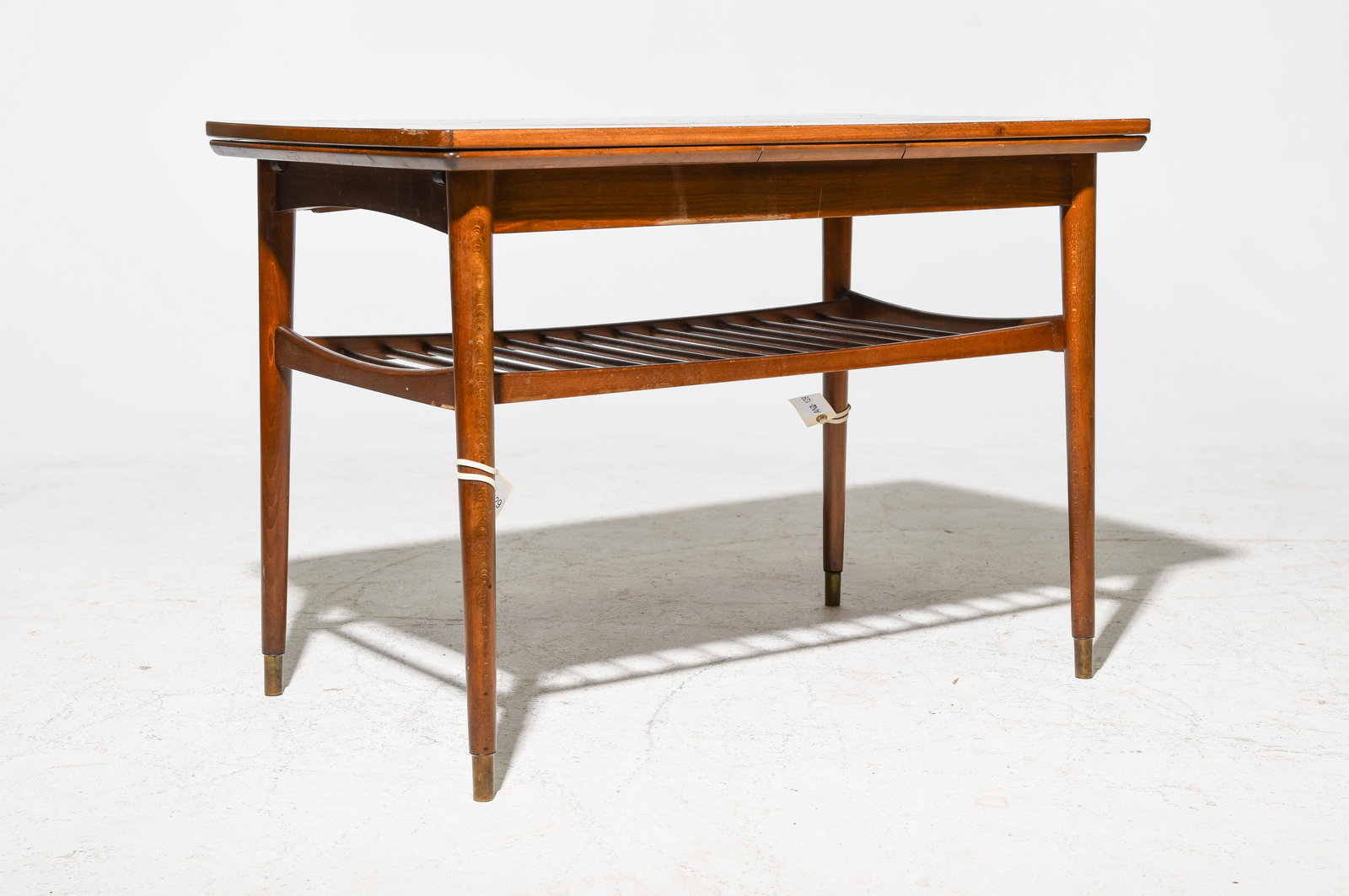 Danish Modern Teak Draw Leaf Occasional Table (1 of 3)