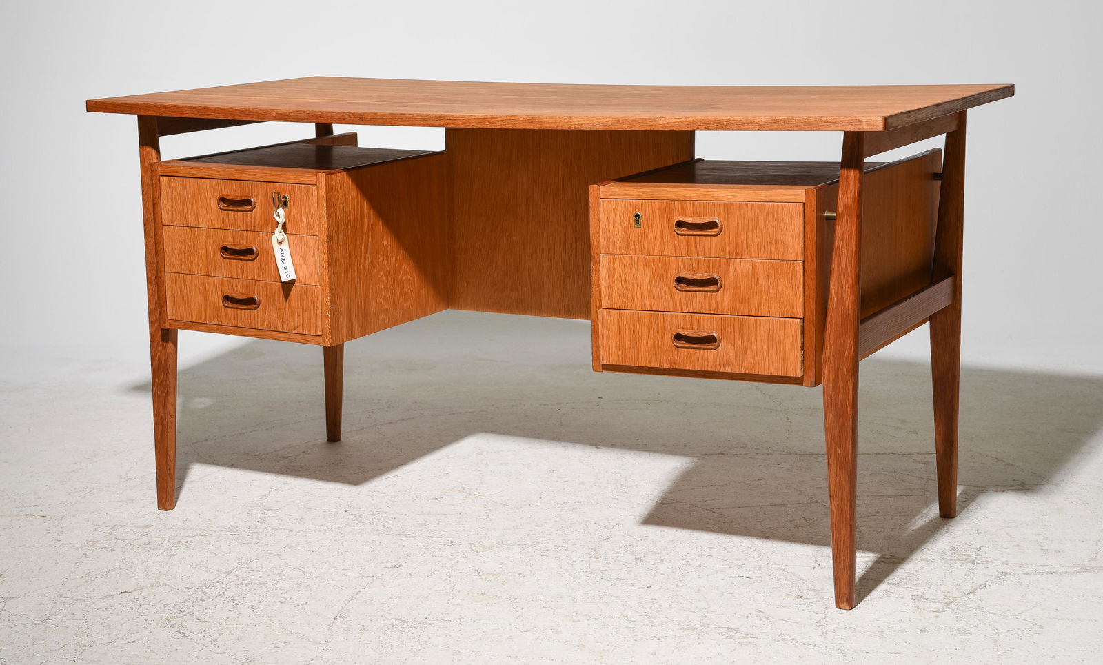 Danish Modern Teak Desk / Writing Table (1 of 4)
