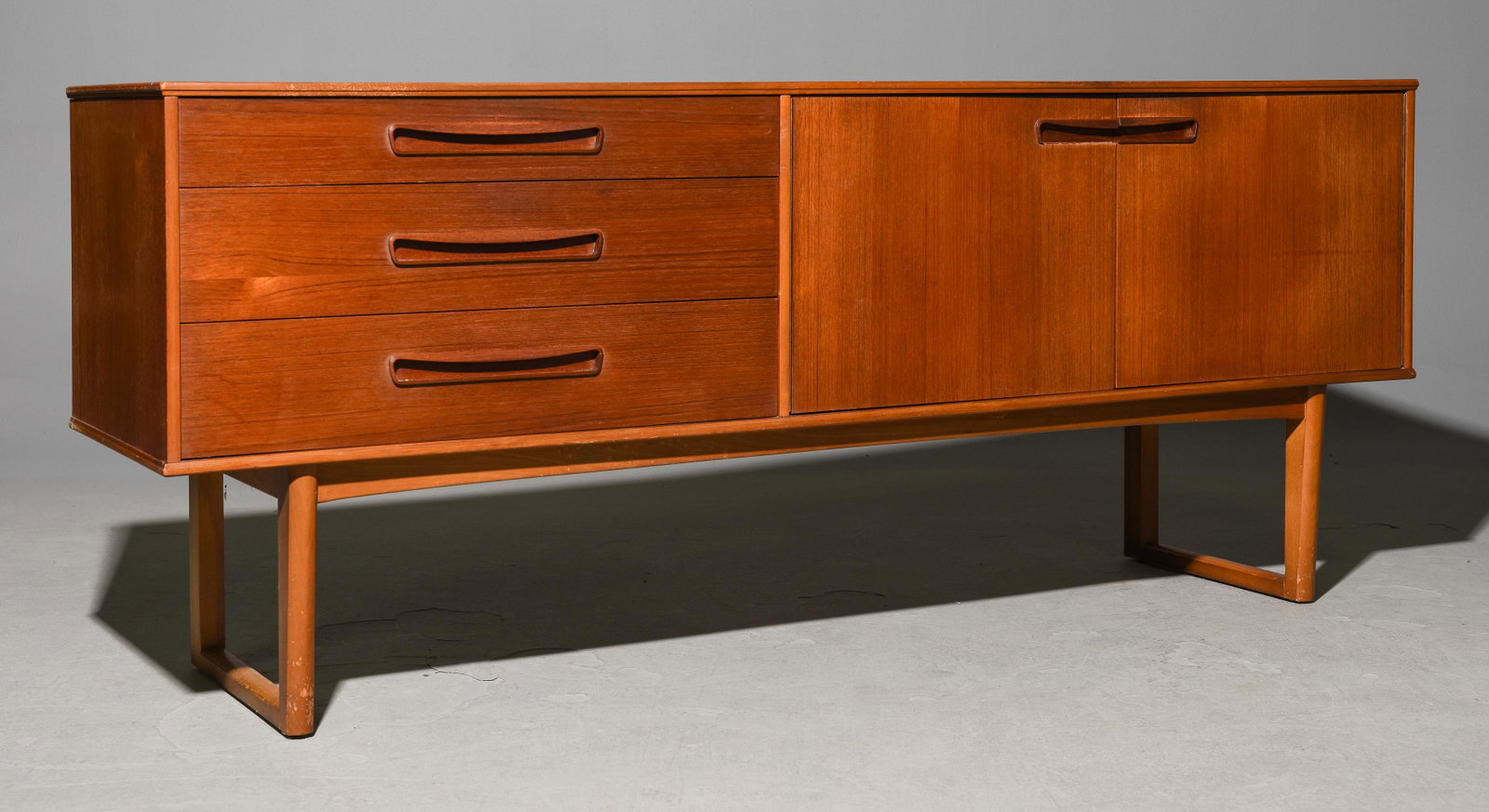 Mid Century Modern Sideboard by Stonehill: Danish Modern Style Sideboard by Stonehill